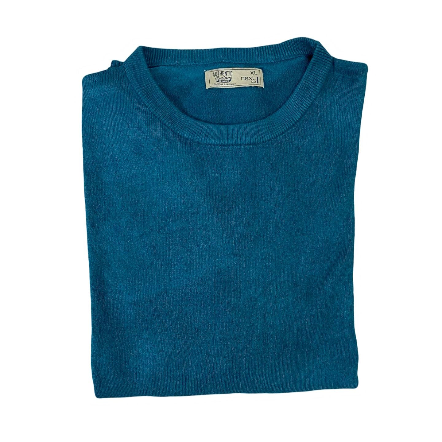 Next Teal Crew Neck Sweater | XL