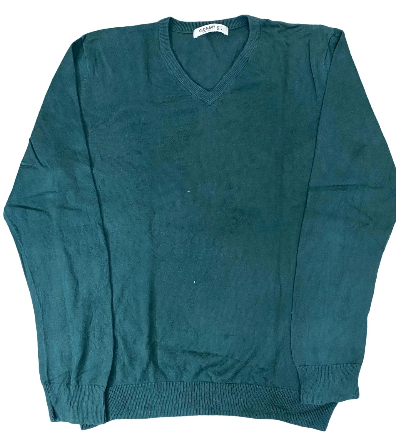 Old Navy Green V-Neck Sweater | Large