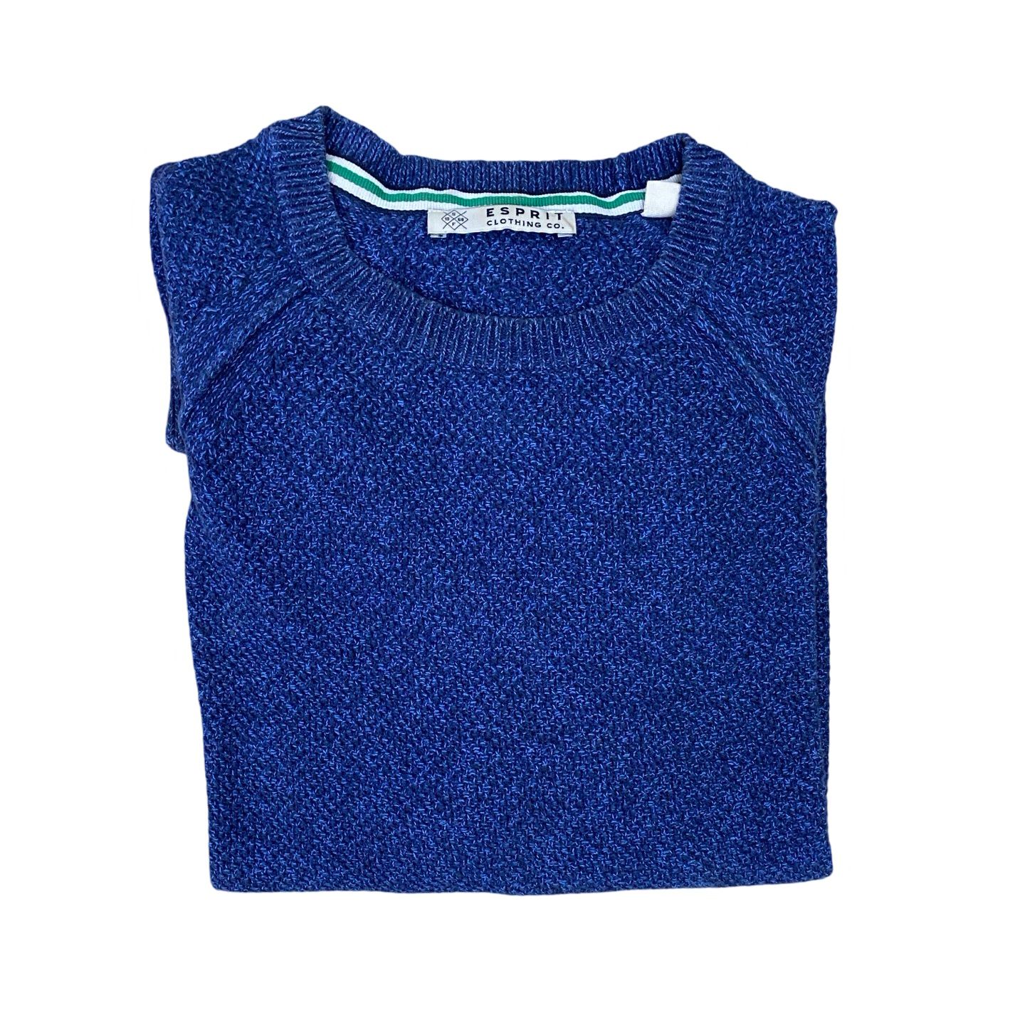 Esprit Blue Crewneck Knit Sweater | Medium