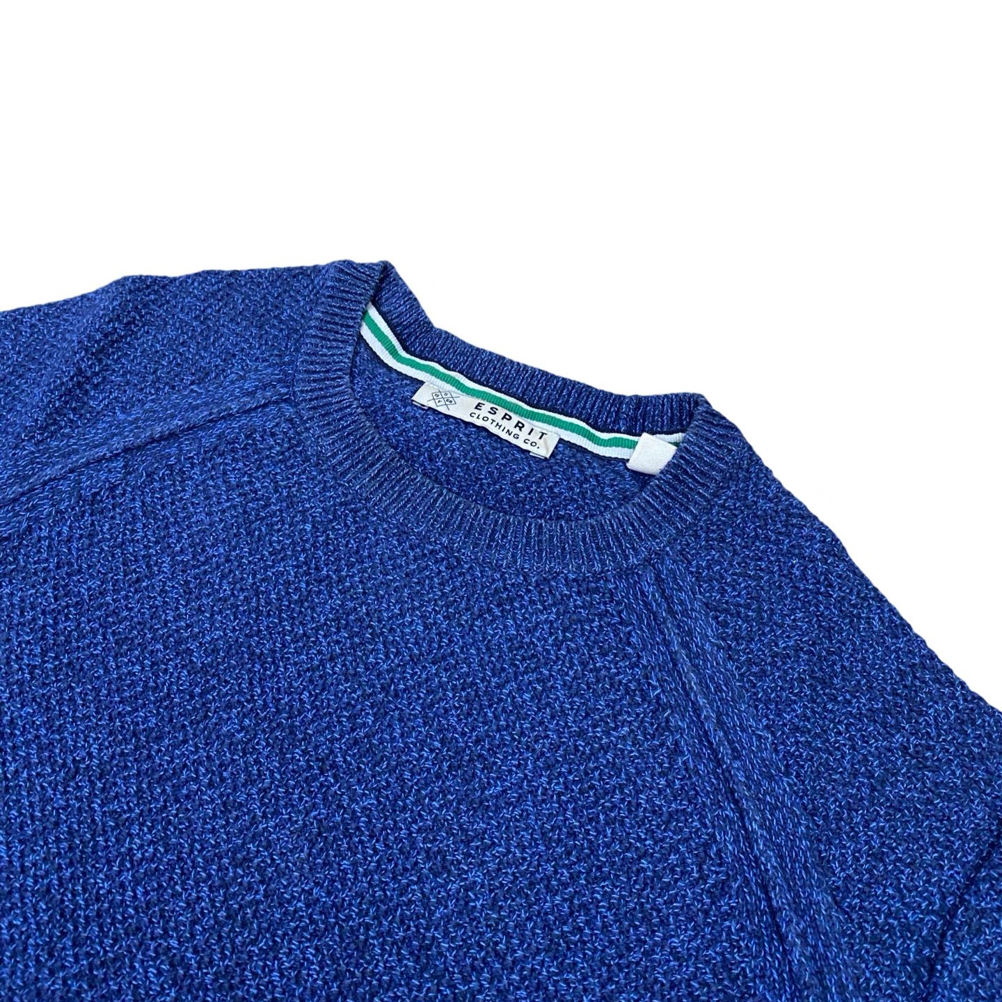Esprit Blue Crewneck Knit Sweater | Medium