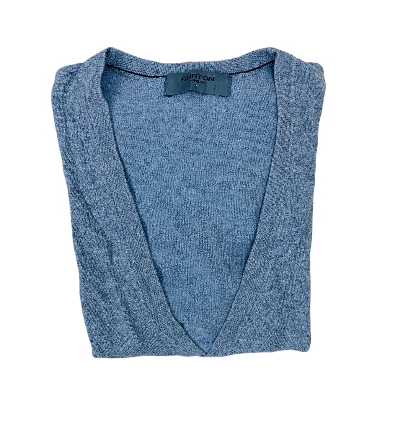 Burton London Light Grey Cardigan | Medium