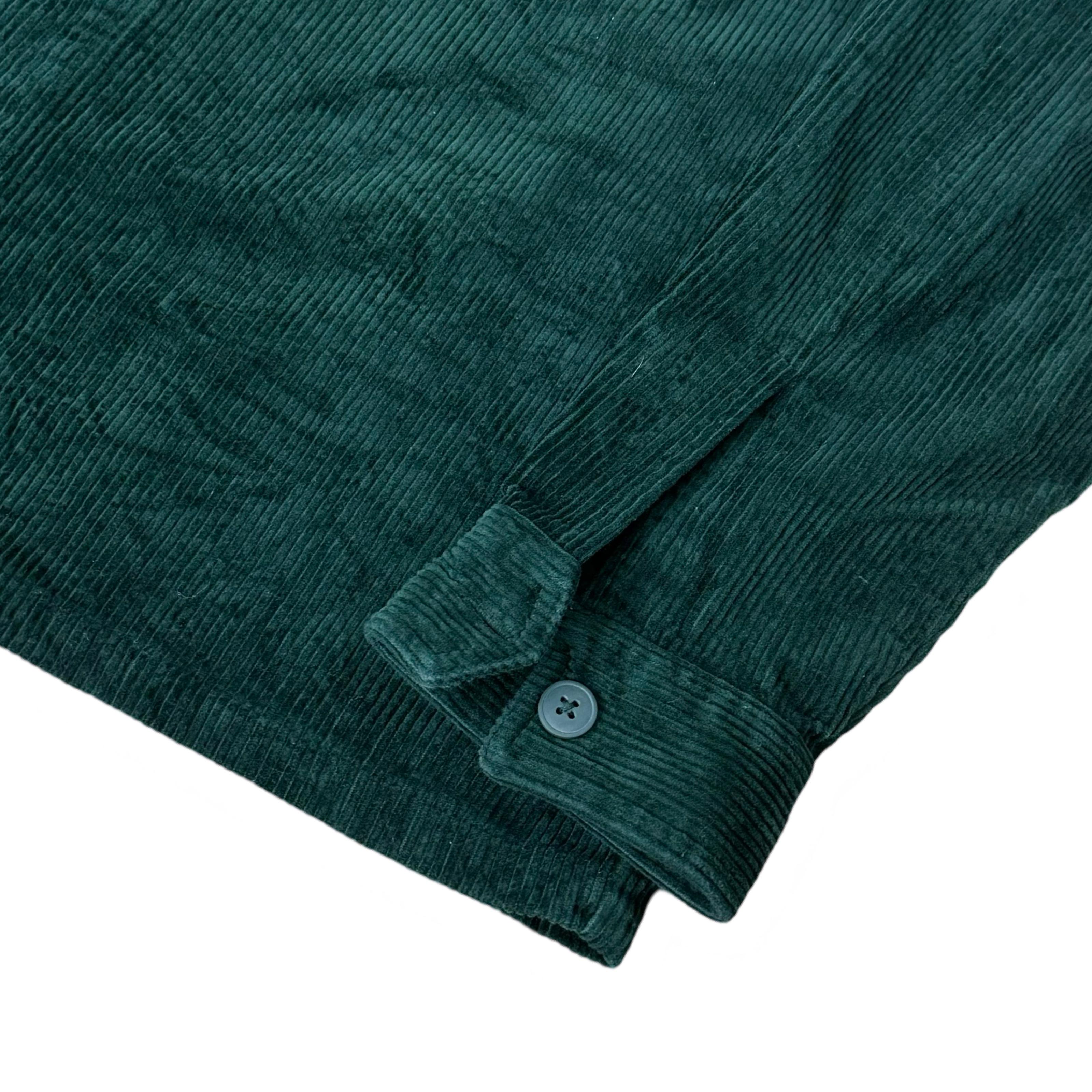 TU Man Forest Green Corduroy Overshirt | Large