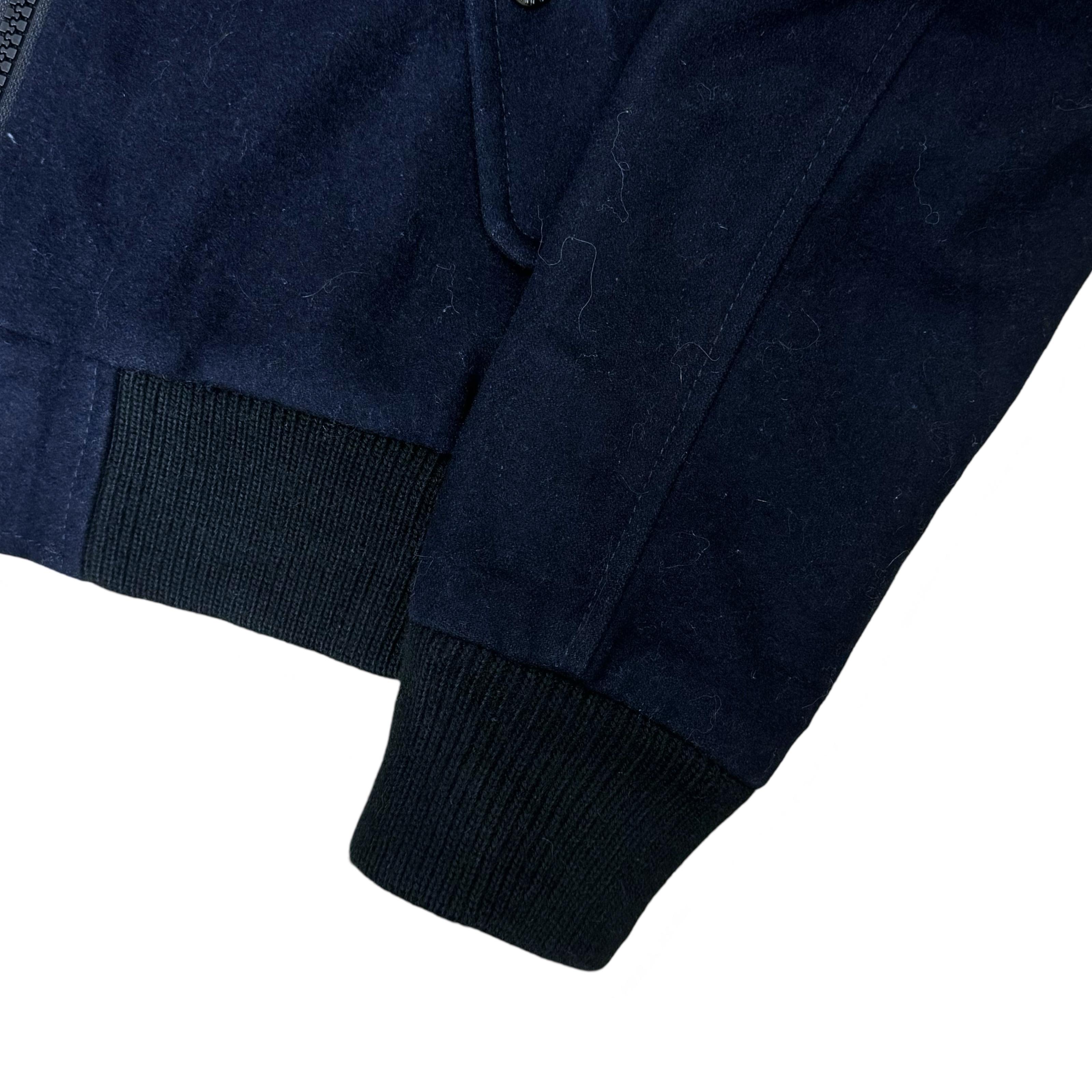 Kaporal Navy Blue Wool Blend Jacket | Small/Medium