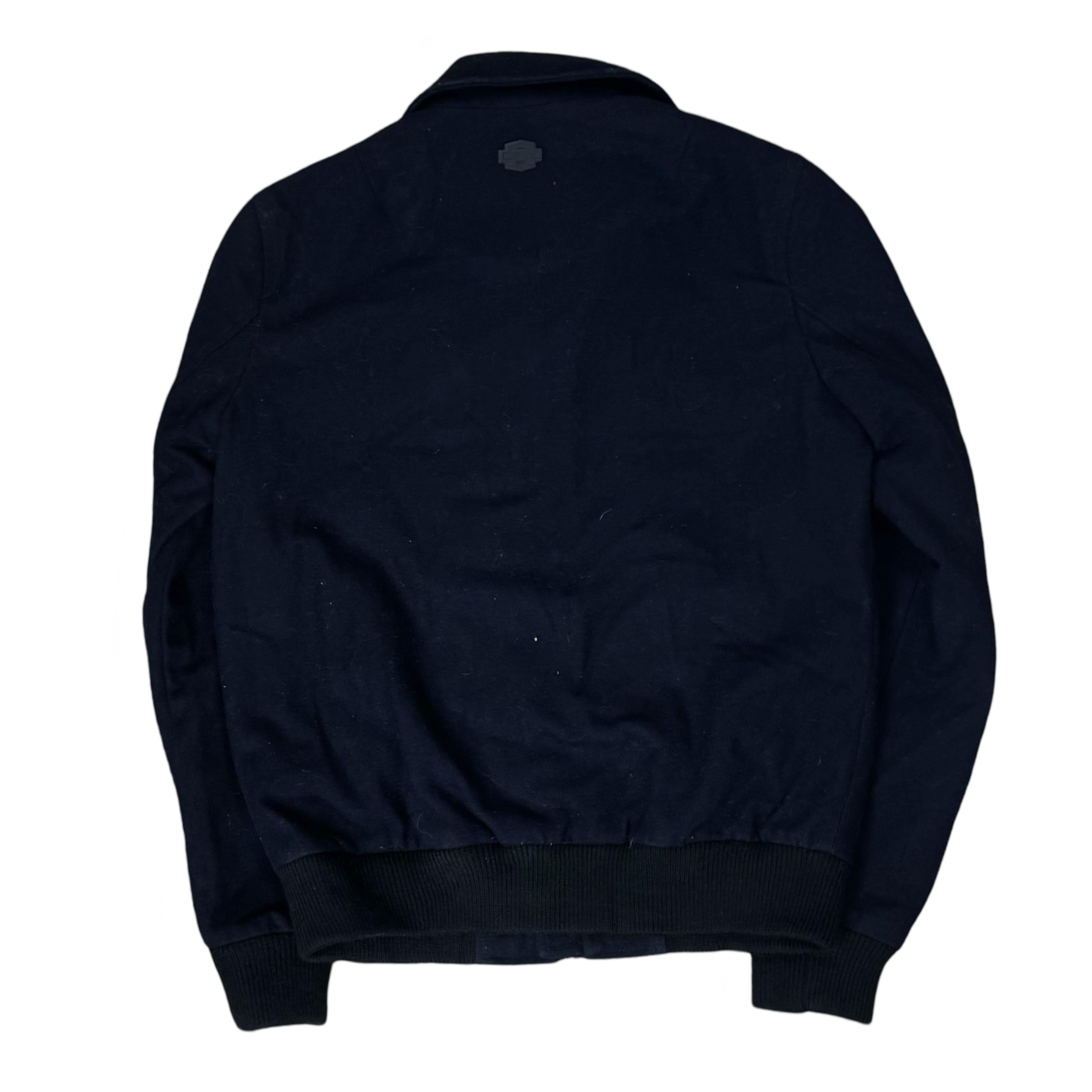 Kaporal Navy Blue Wool Blend Jacket | Small/Medium