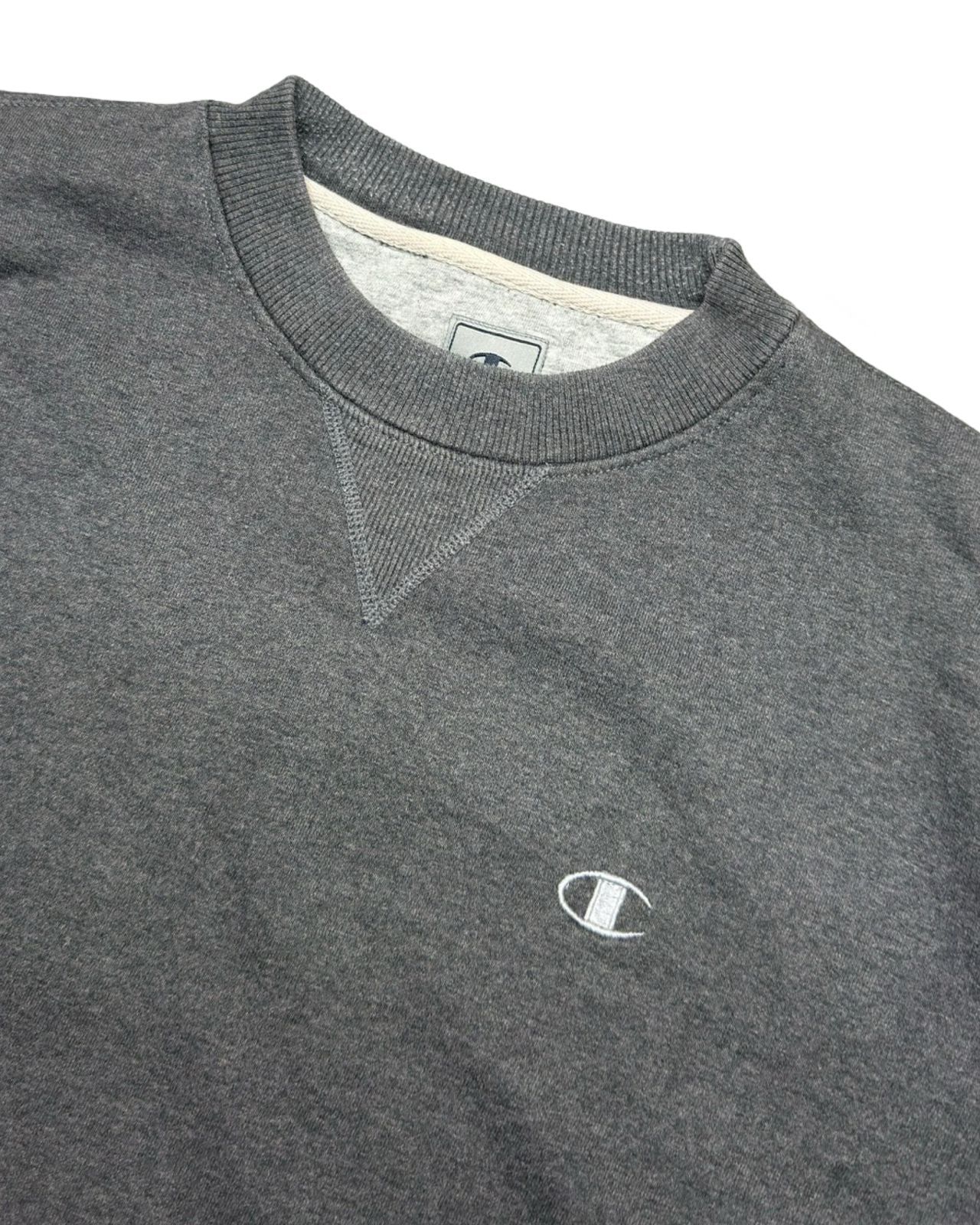 Champion Grey Sweatshirt | Large