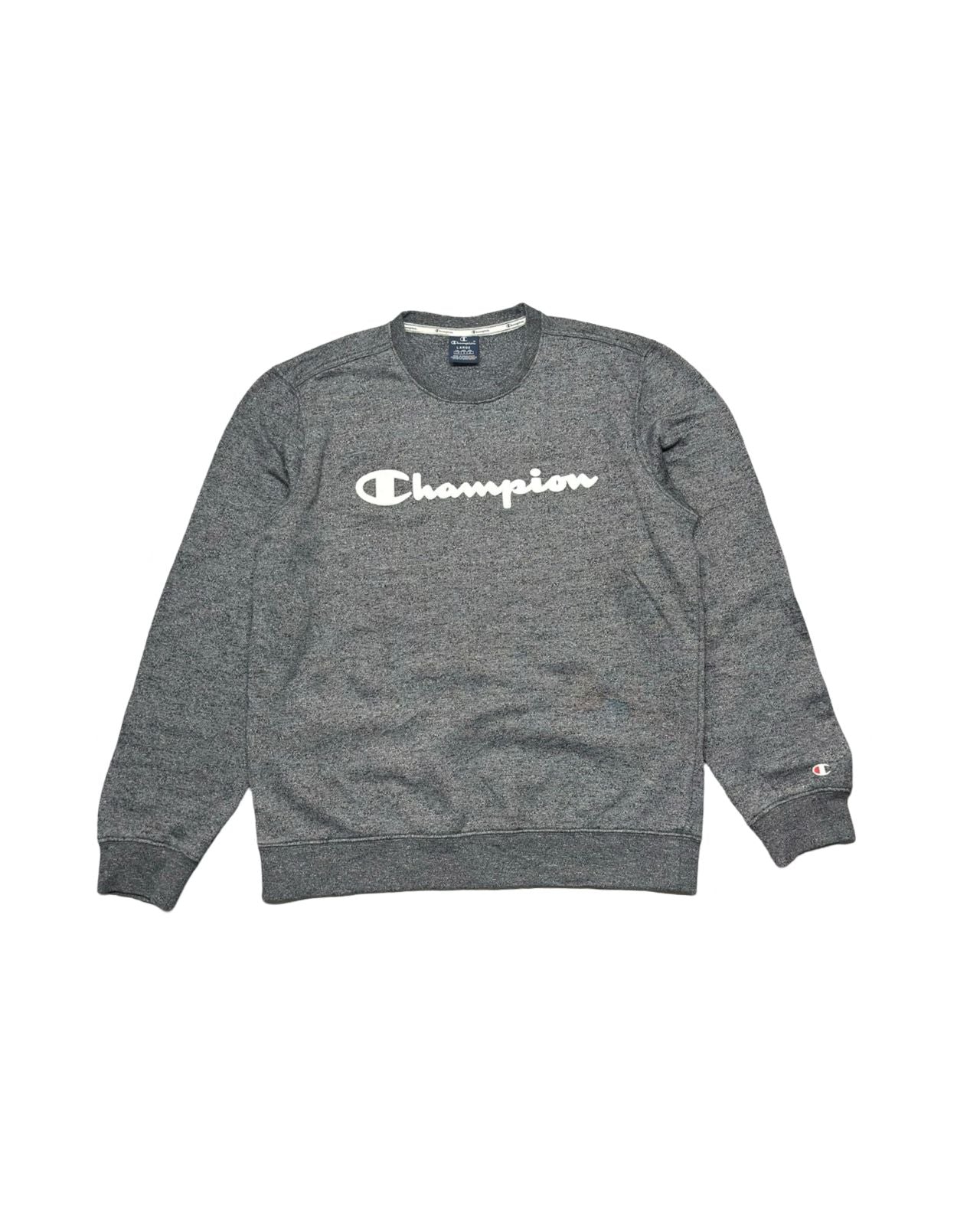 Champion Charcoal Sweatshirt | Large