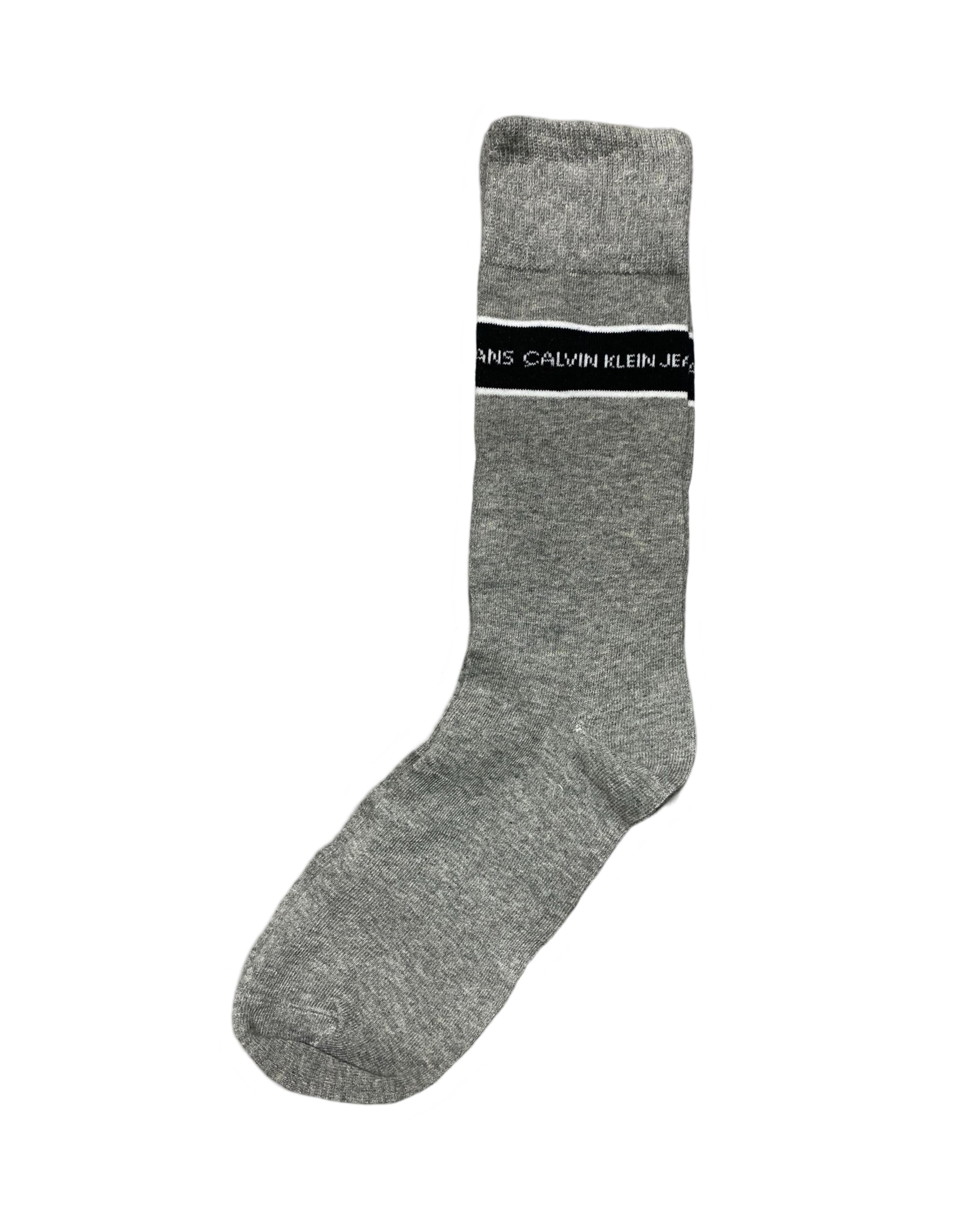 CK - Grey Black Label Socks