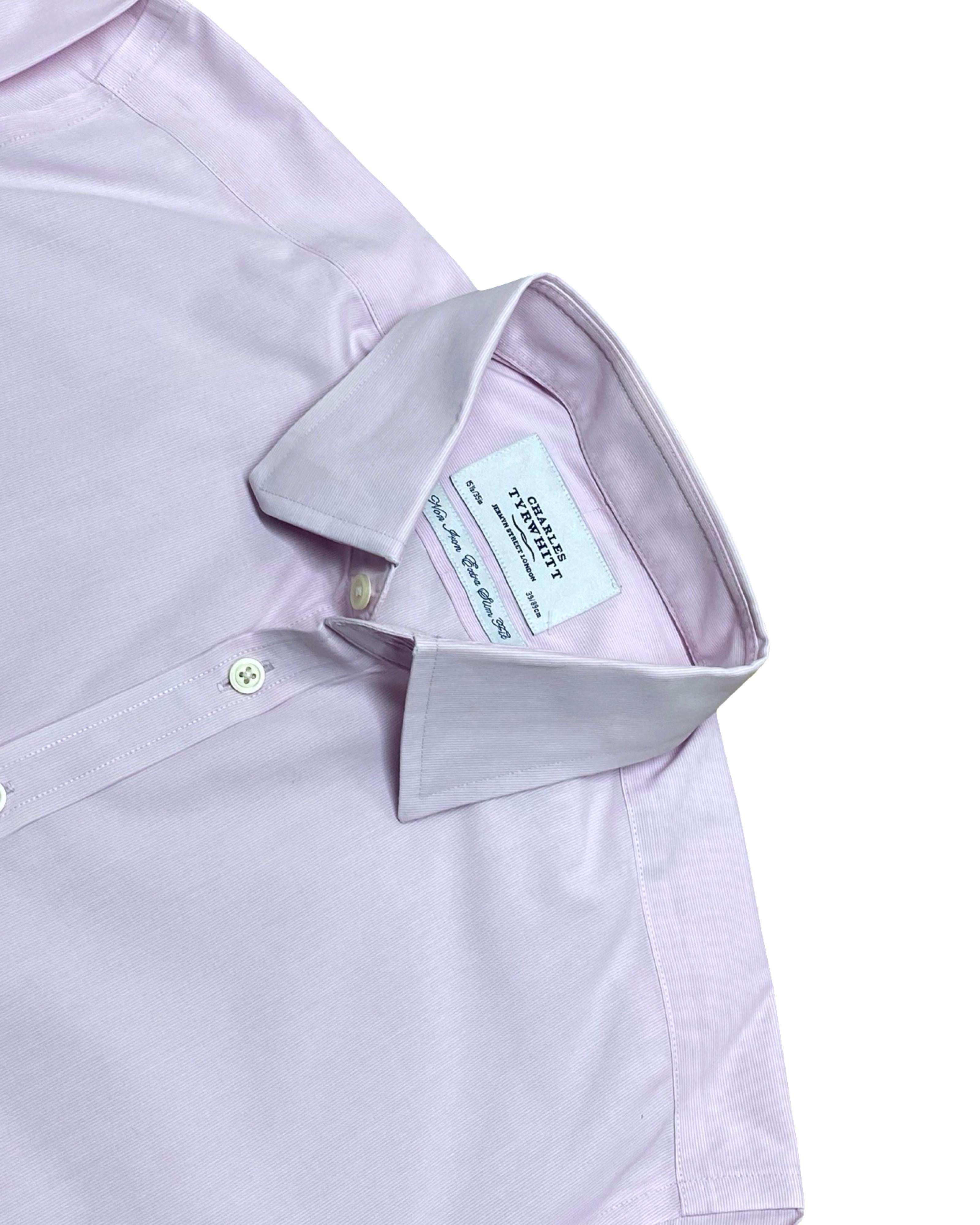 Charles Tyrwhitt Pink Formal Shirt | Medium | Chest 21”
