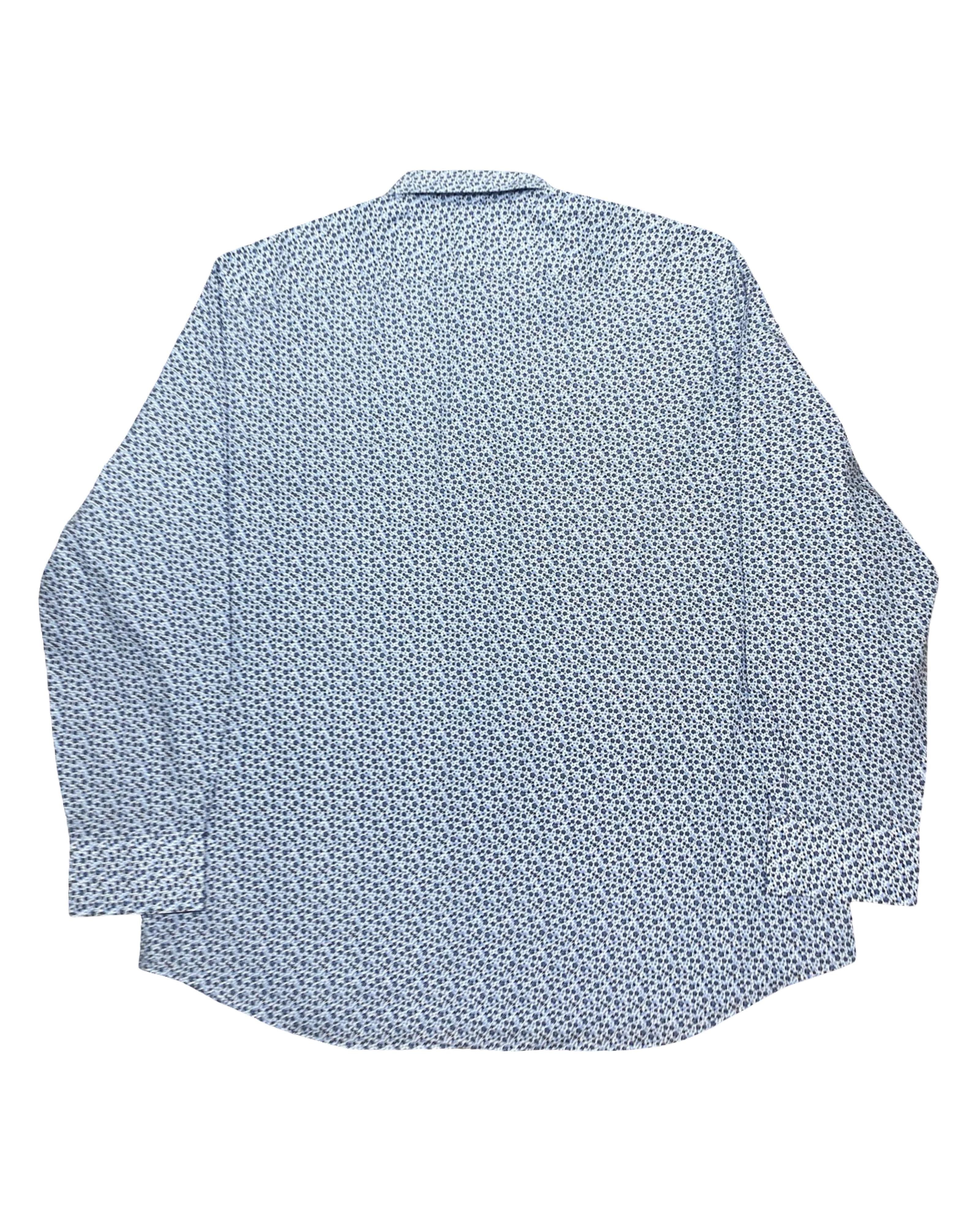 M&S Tailored Fit Floral Print Shirt | XL | Chest 26.5”