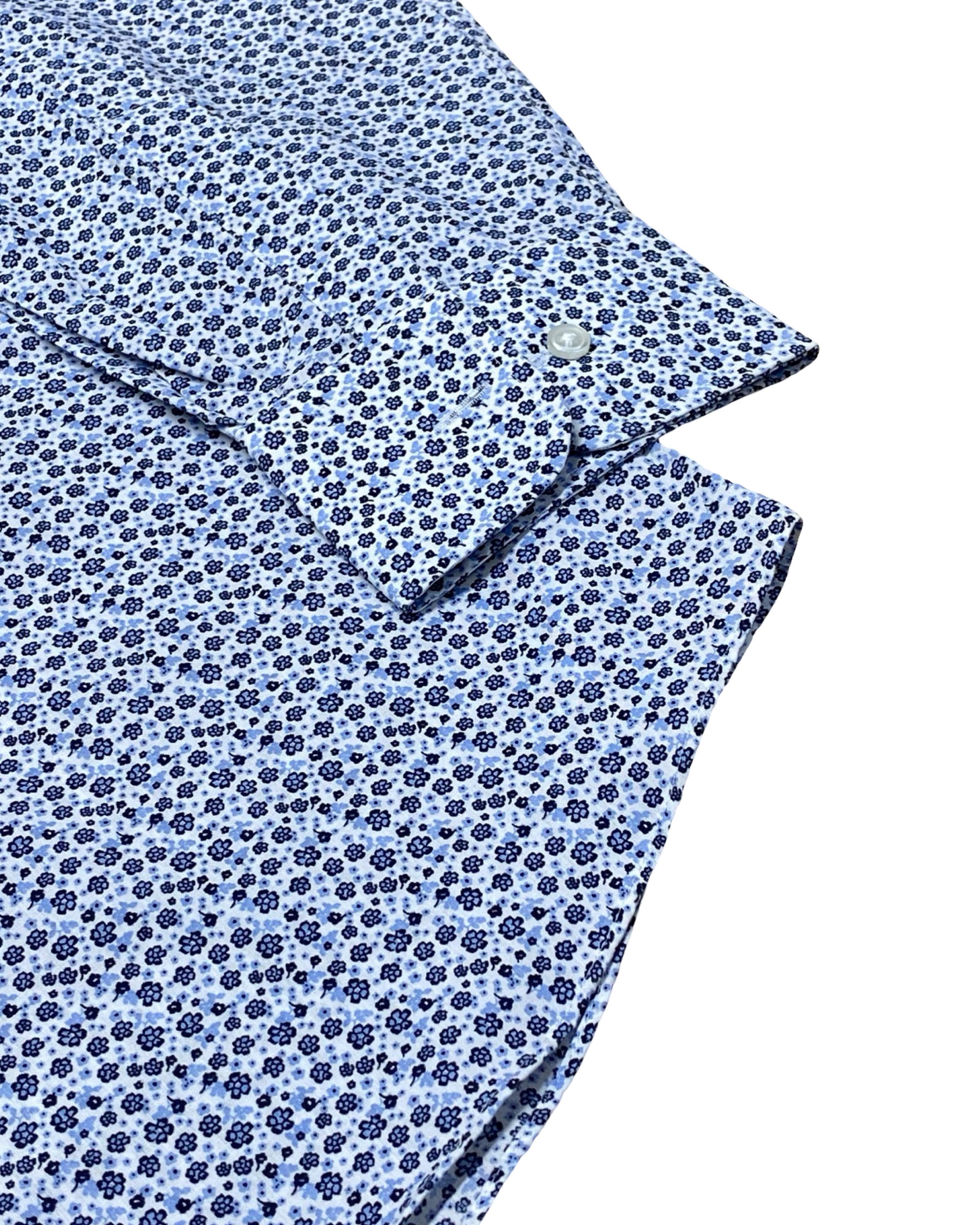 M&S Tailored Fit Floral Print Shirt | XL | Chest 26.5”