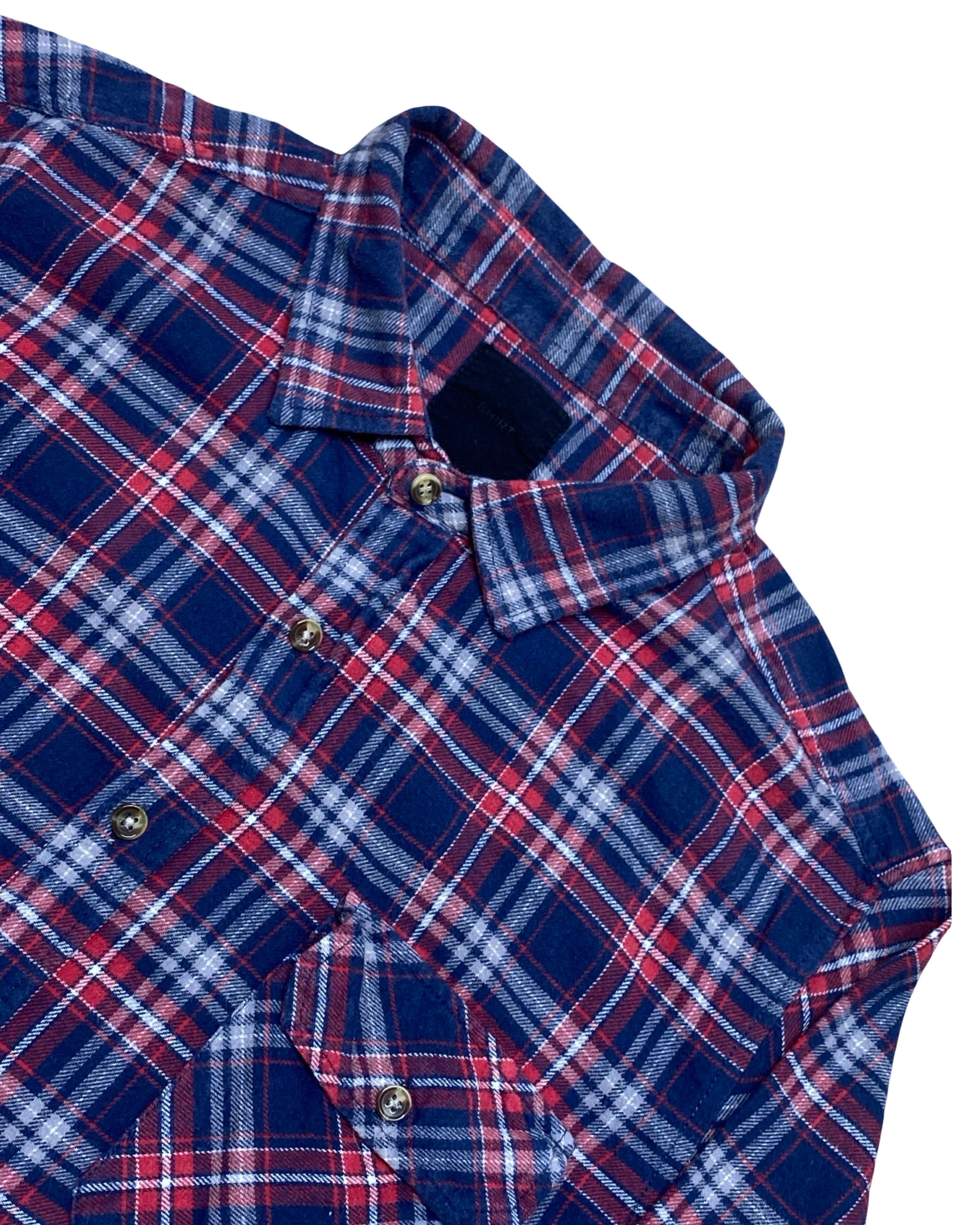 Classic Tartan Flannel Shirt | Medium | Chest 21.5”