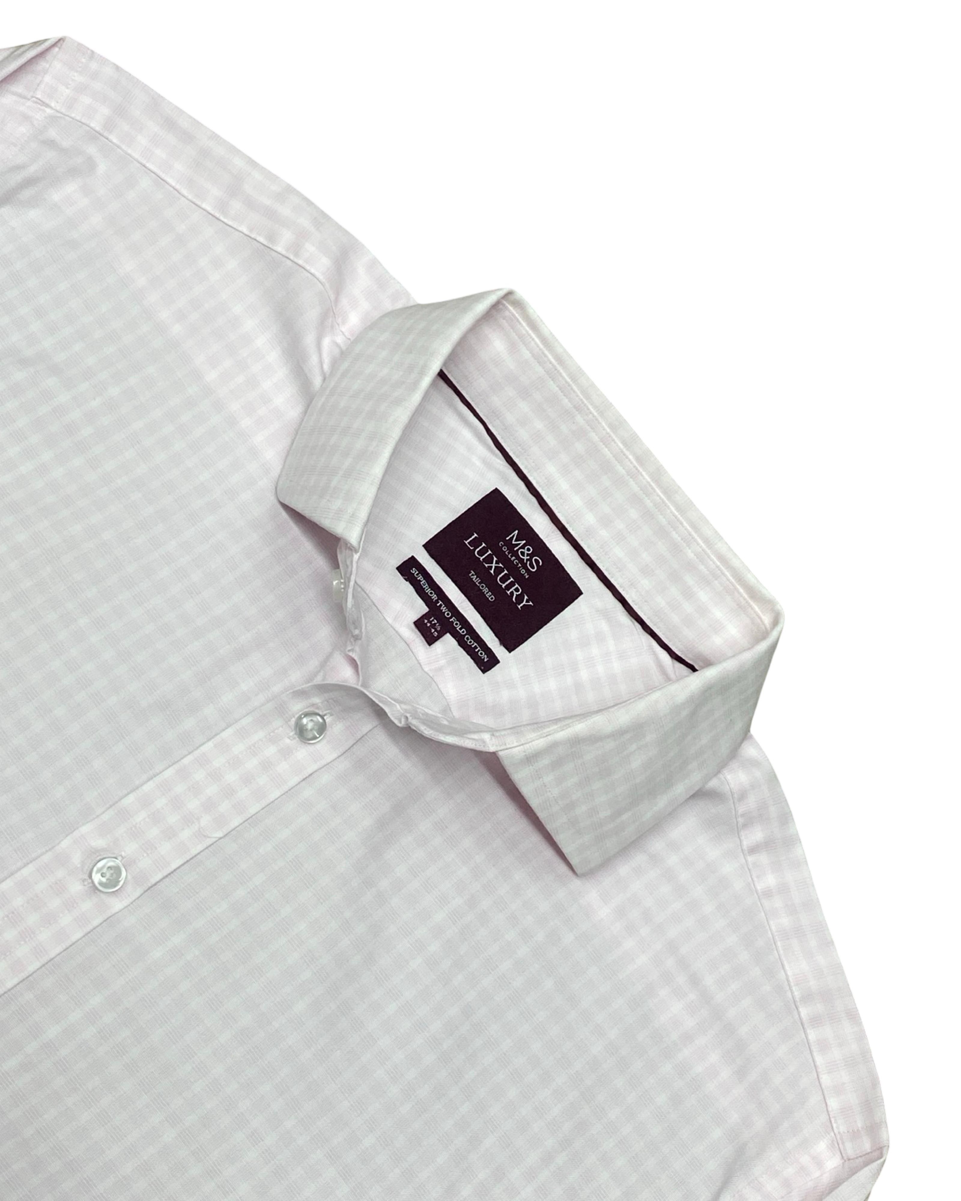 M&S Luxury Tailored Shirt | XL | Chest 26”
