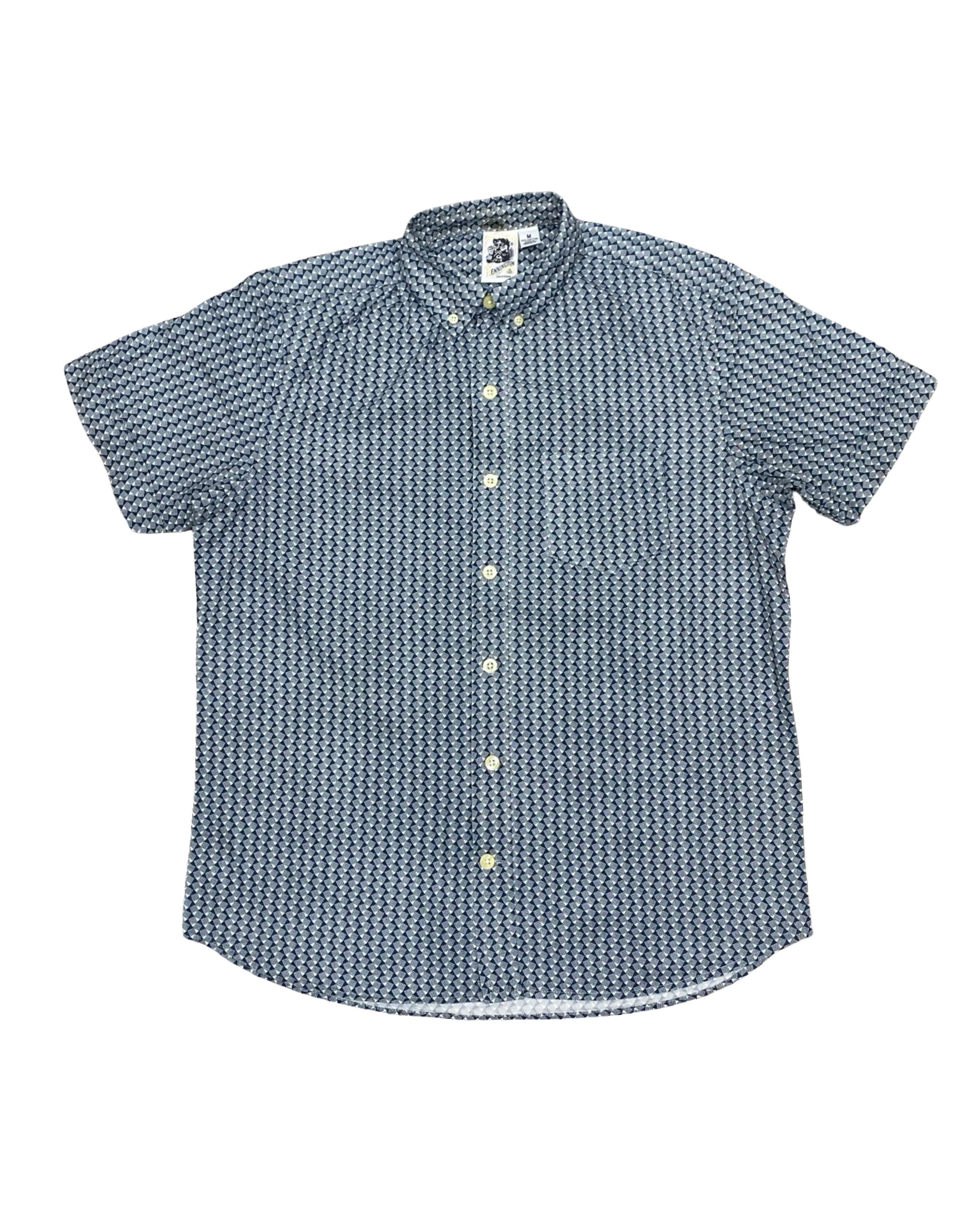 Kennington California Geometric Print Shirt | Medium | Chest 22”