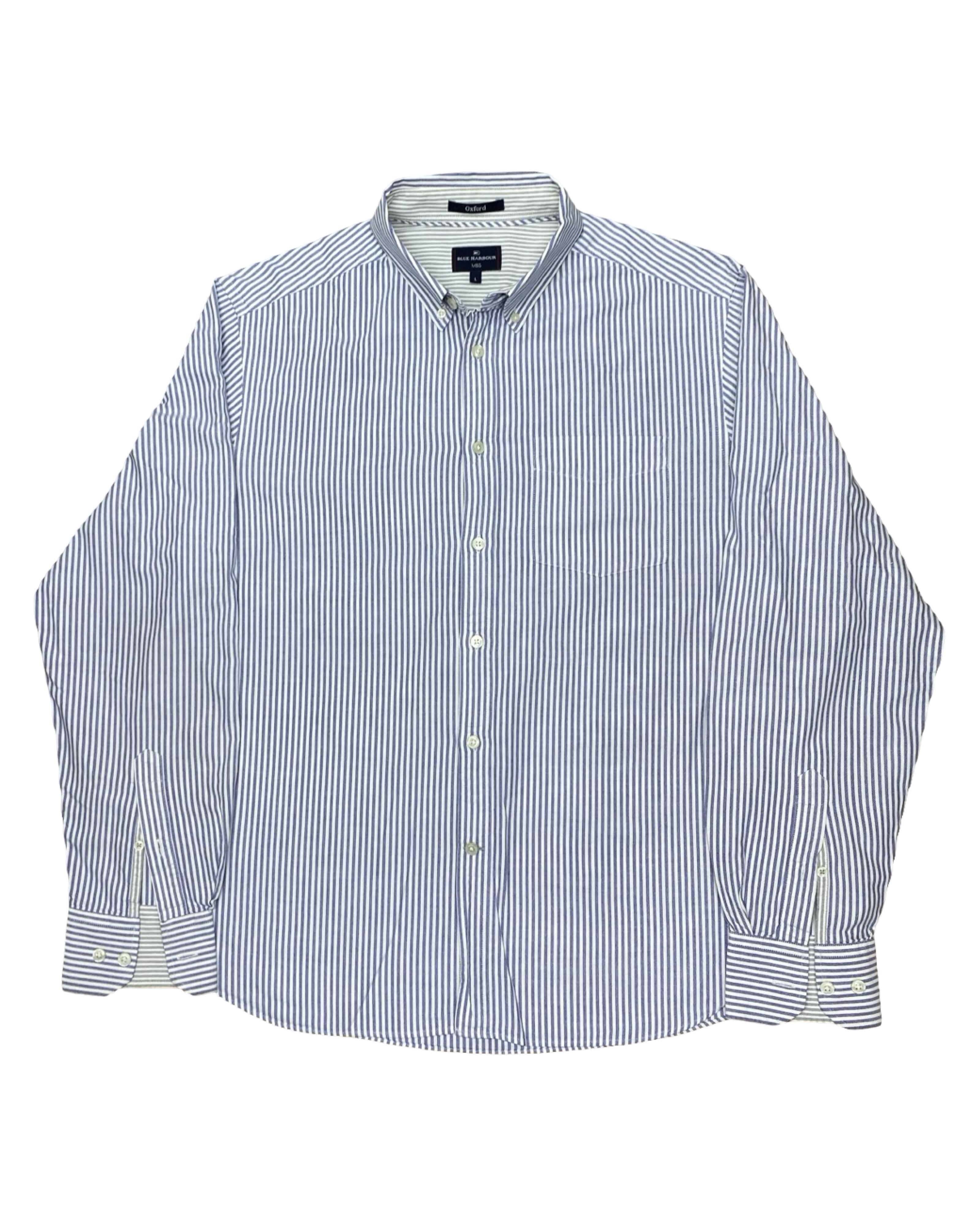 M&S Blue Harbour Oxford Shirt | Large | Chest 24.5”