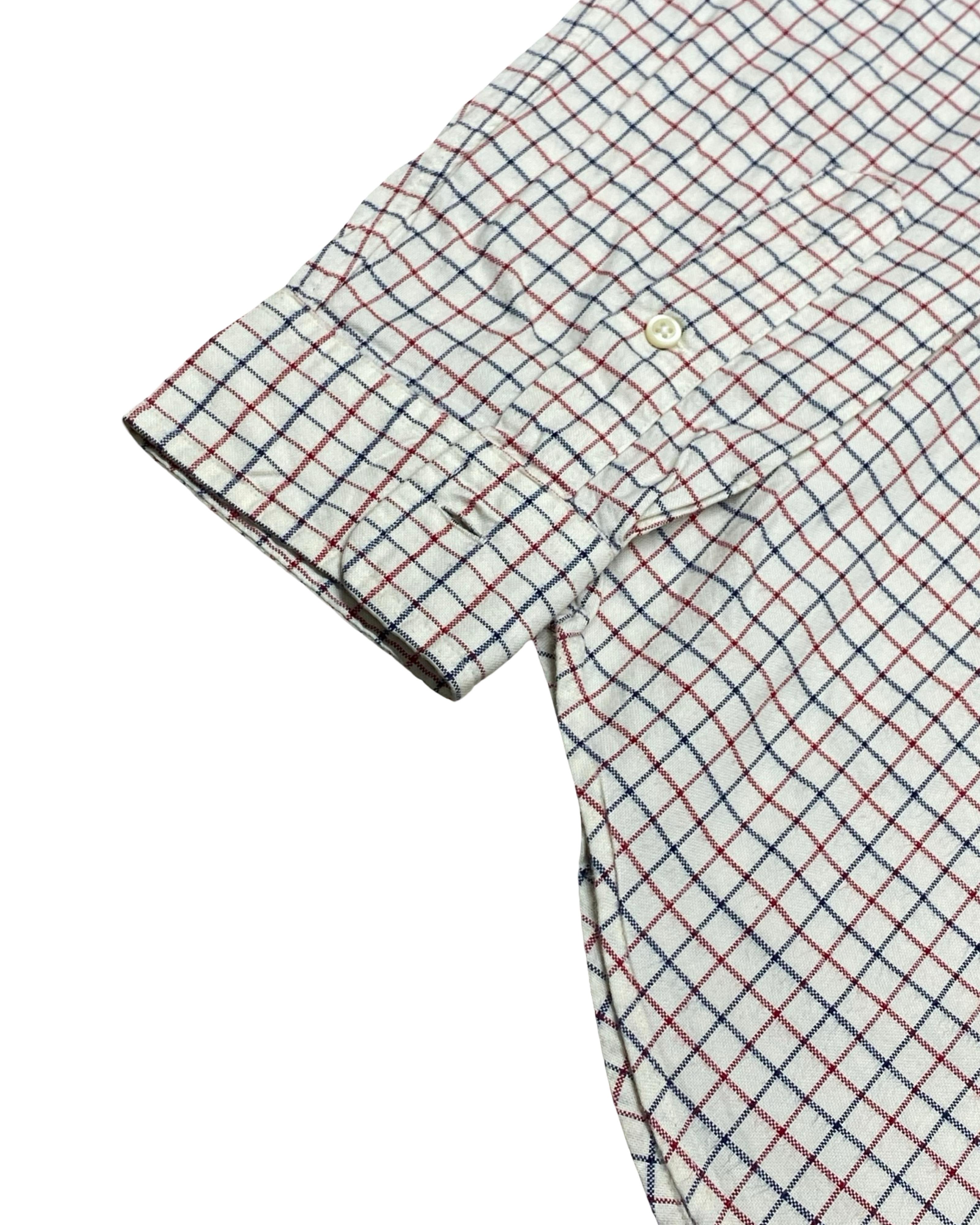 Polo Ralph Lauren Red-Navy Grid Check Shirt | M | Chest 20”