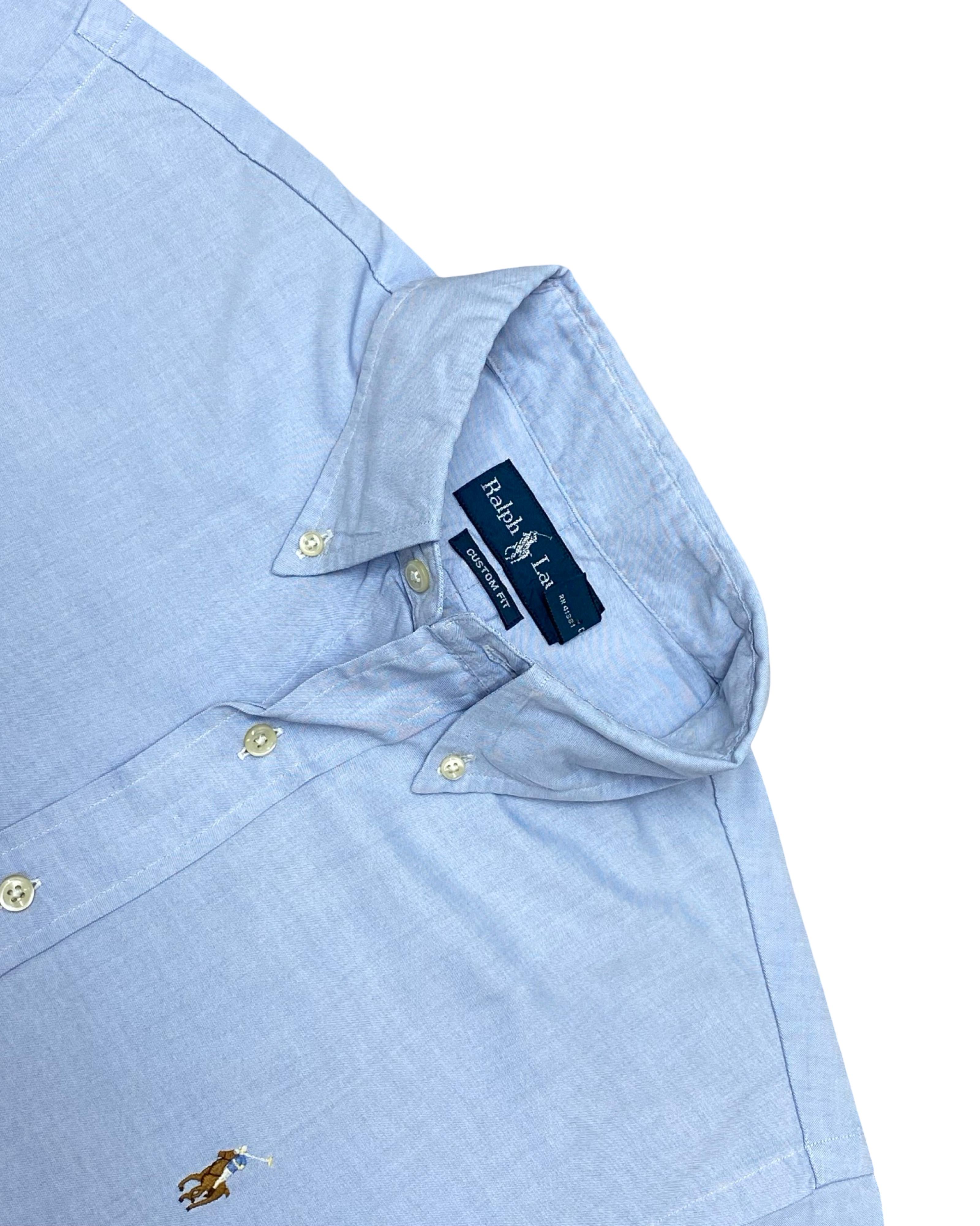 Polo Ralph Lauren Light Blue Short Sleeve Shirt | L | Chest 23.5”