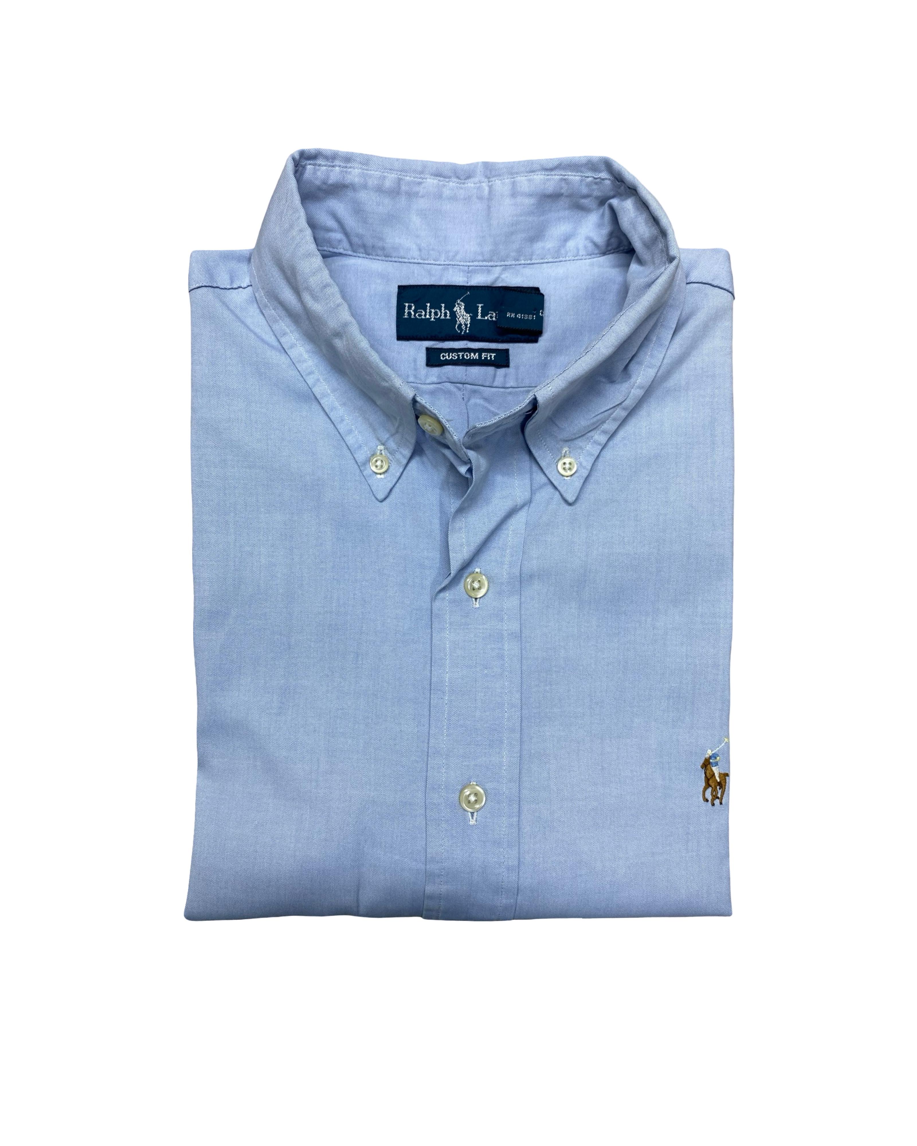 Polo Ralph Lauren Light Blue Short Sleeve Shirt | L | Chest 23.5”