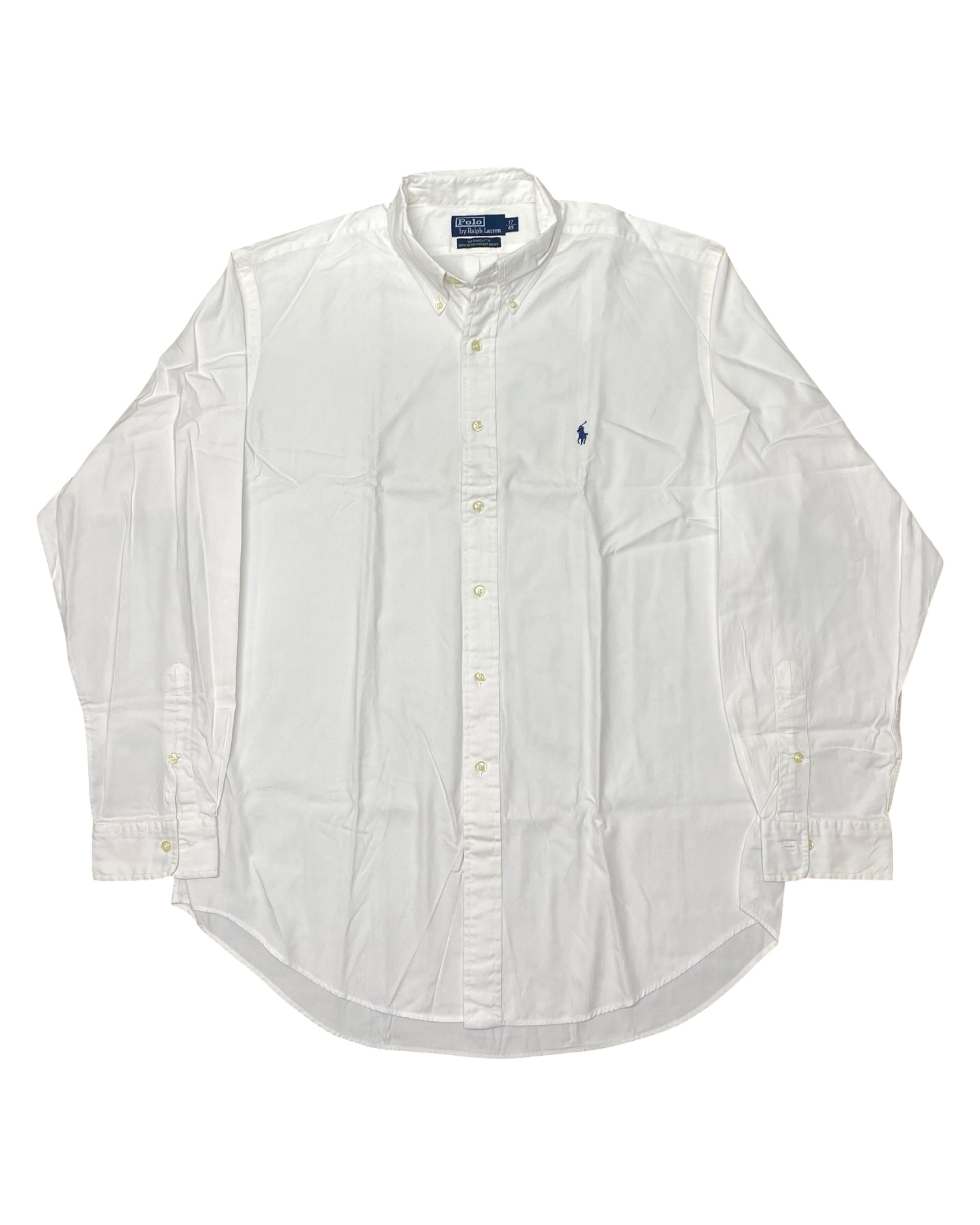 Polo Ralph Lauren White Oxford Shirt | XL | Chest 27.5”