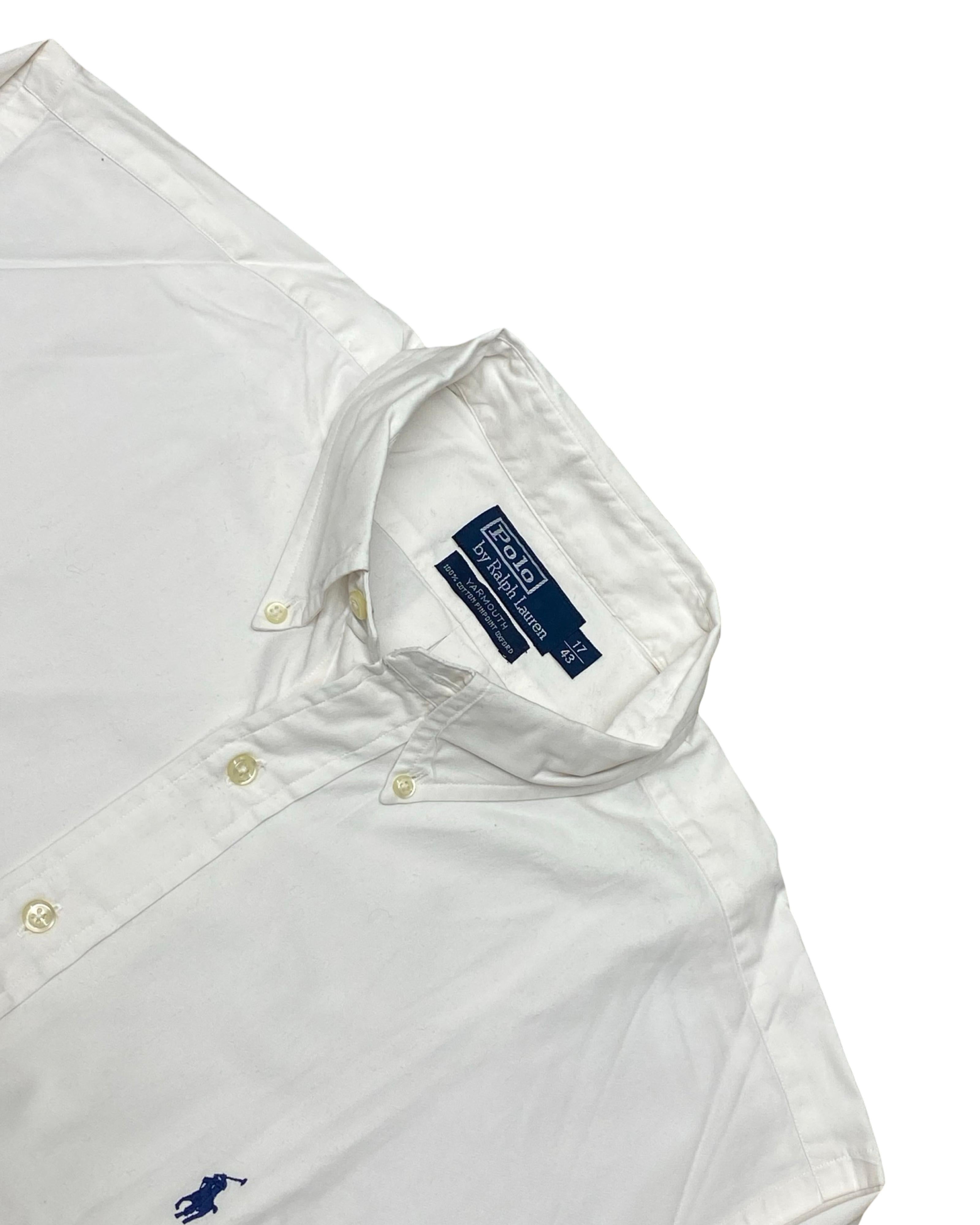 Polo Ralph Lauren White Oxford Shirt | XL | Chest 27.5”