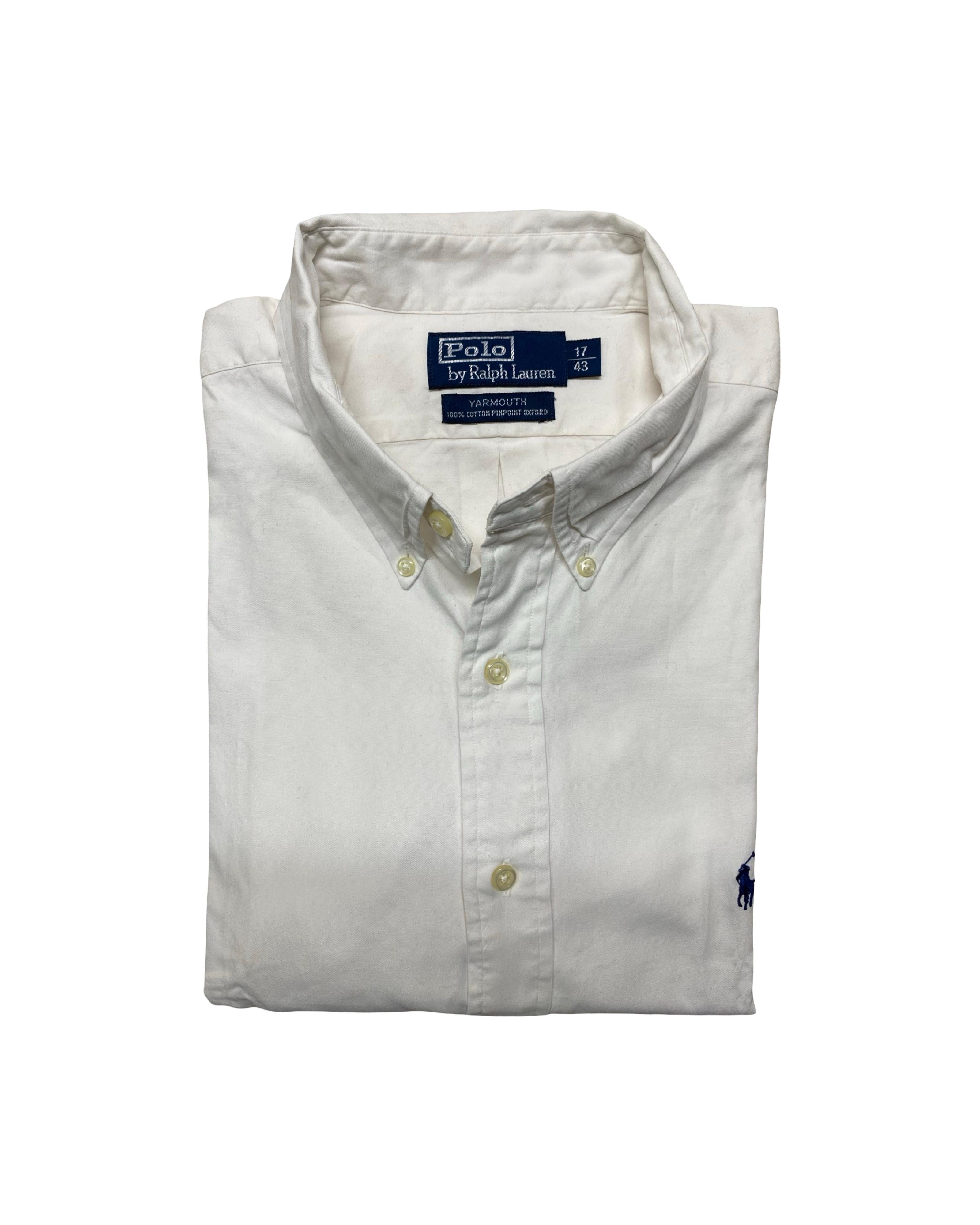 Polo Ralph Lauren White Oxford Shirt | XL | Chest 27.5”