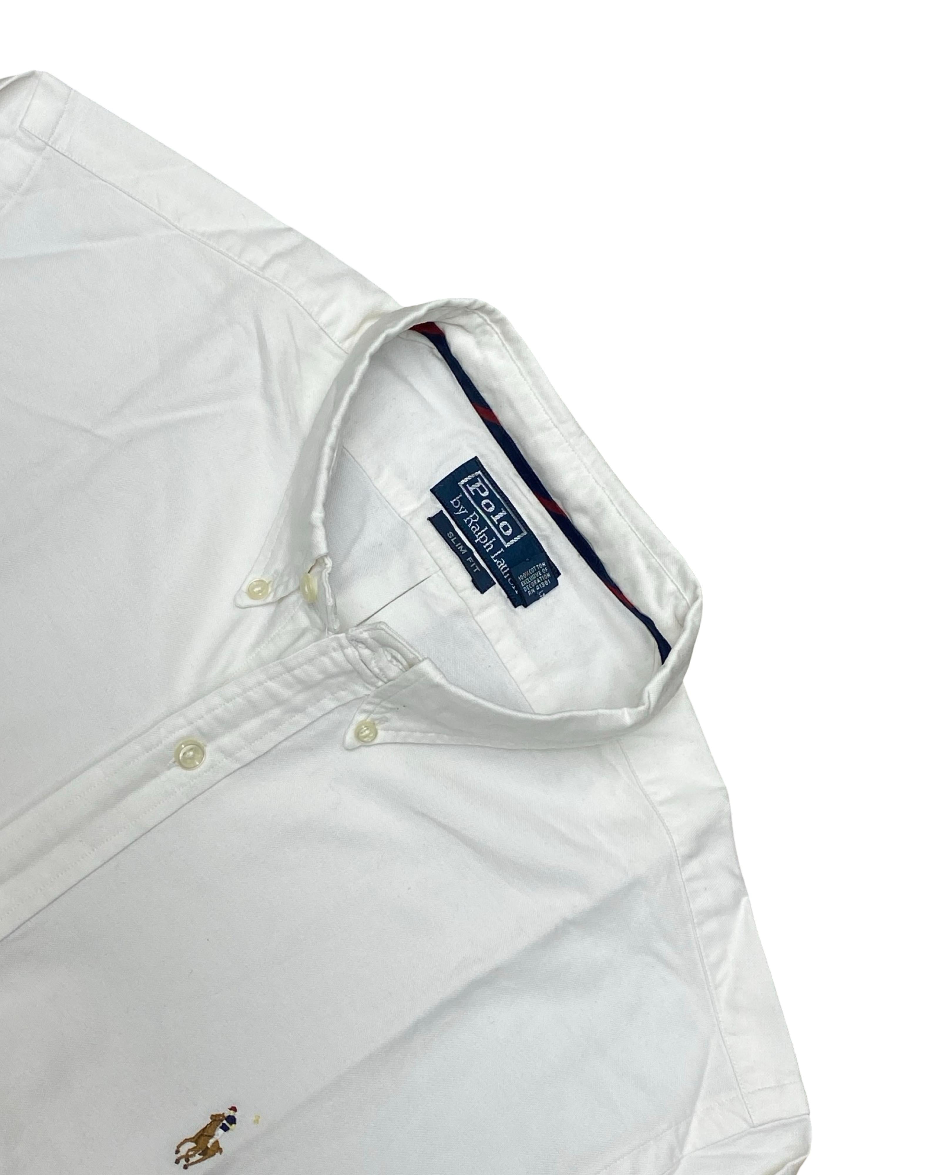 Polo Ralph Lauren White Oxford Shirt | Large | Chest 23.5”