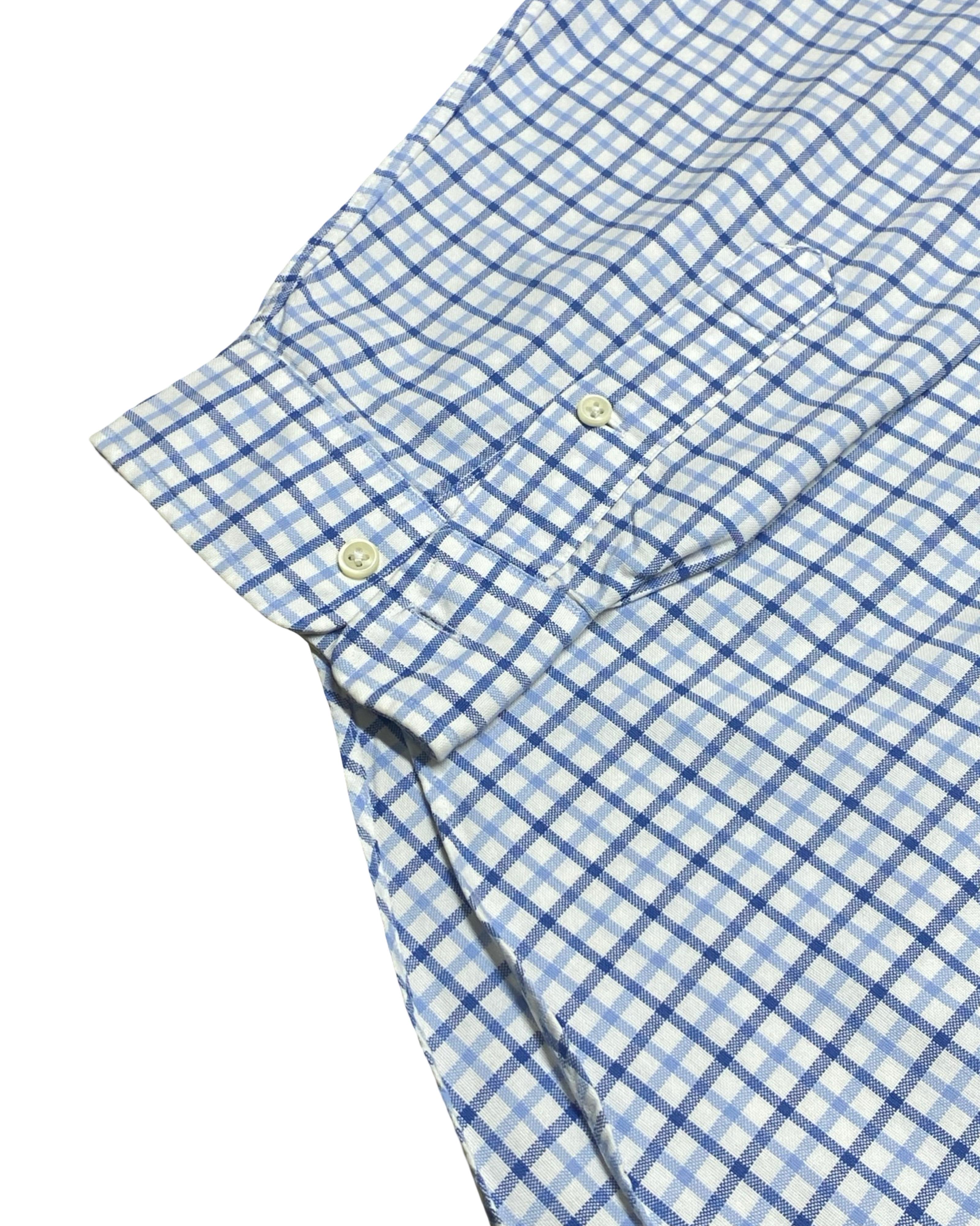 Polo Ralph Lauren Blue Checked Shirt | XL | Chest 28.5”