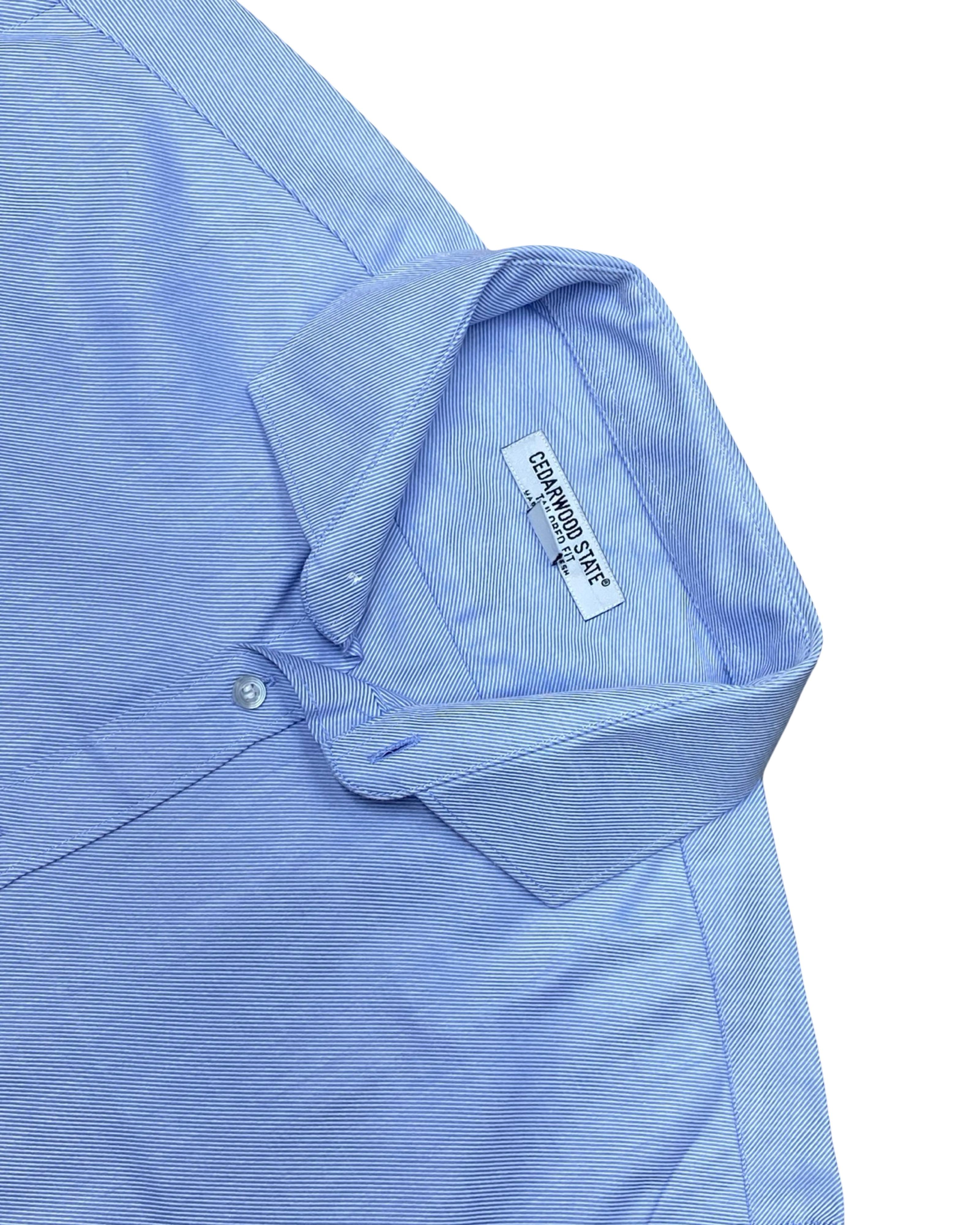 Cedarwood State Blue Shirt | Large | Chest 24.5”