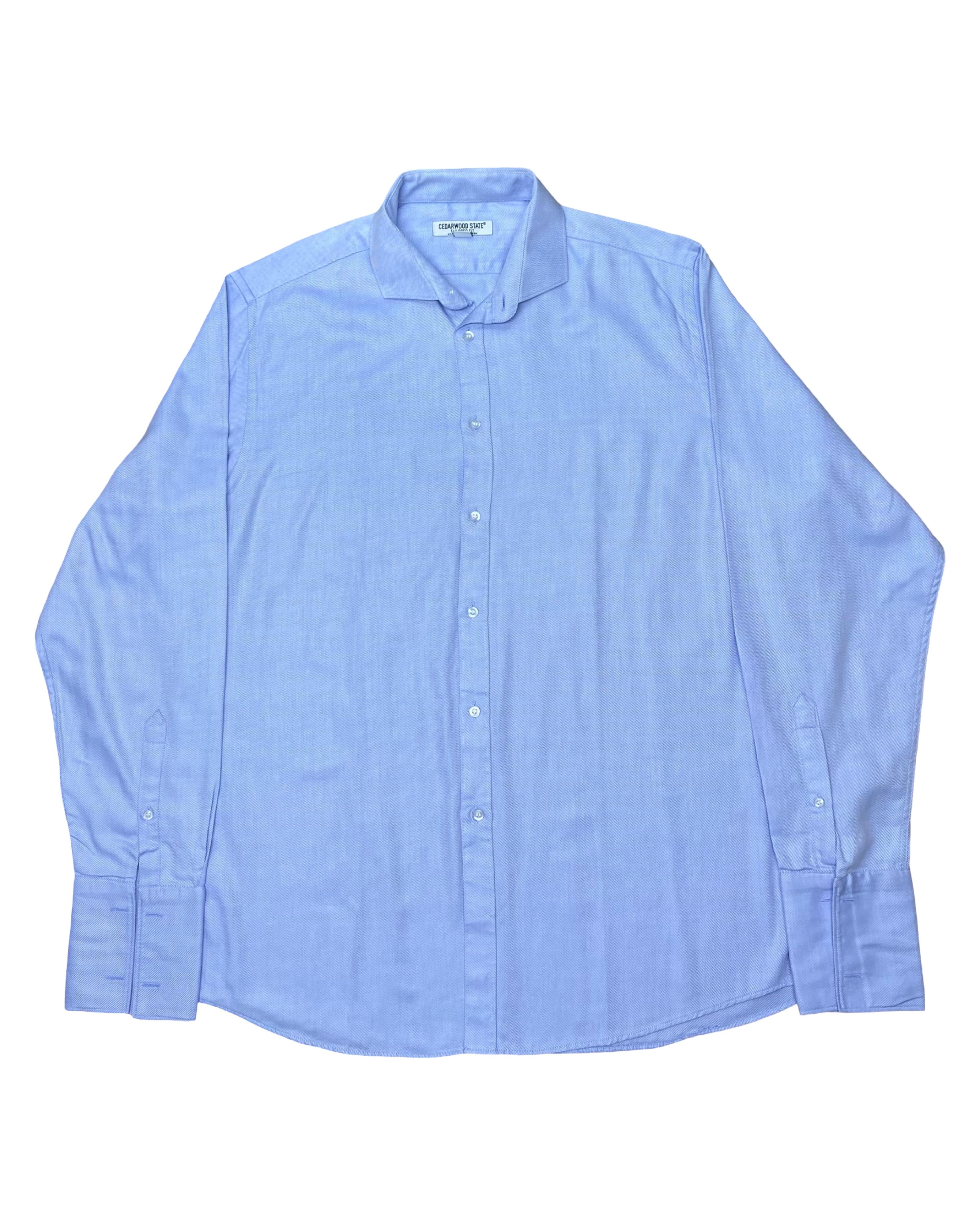 Cedarwood State Blue Shirt | Large | Chest 24.5”