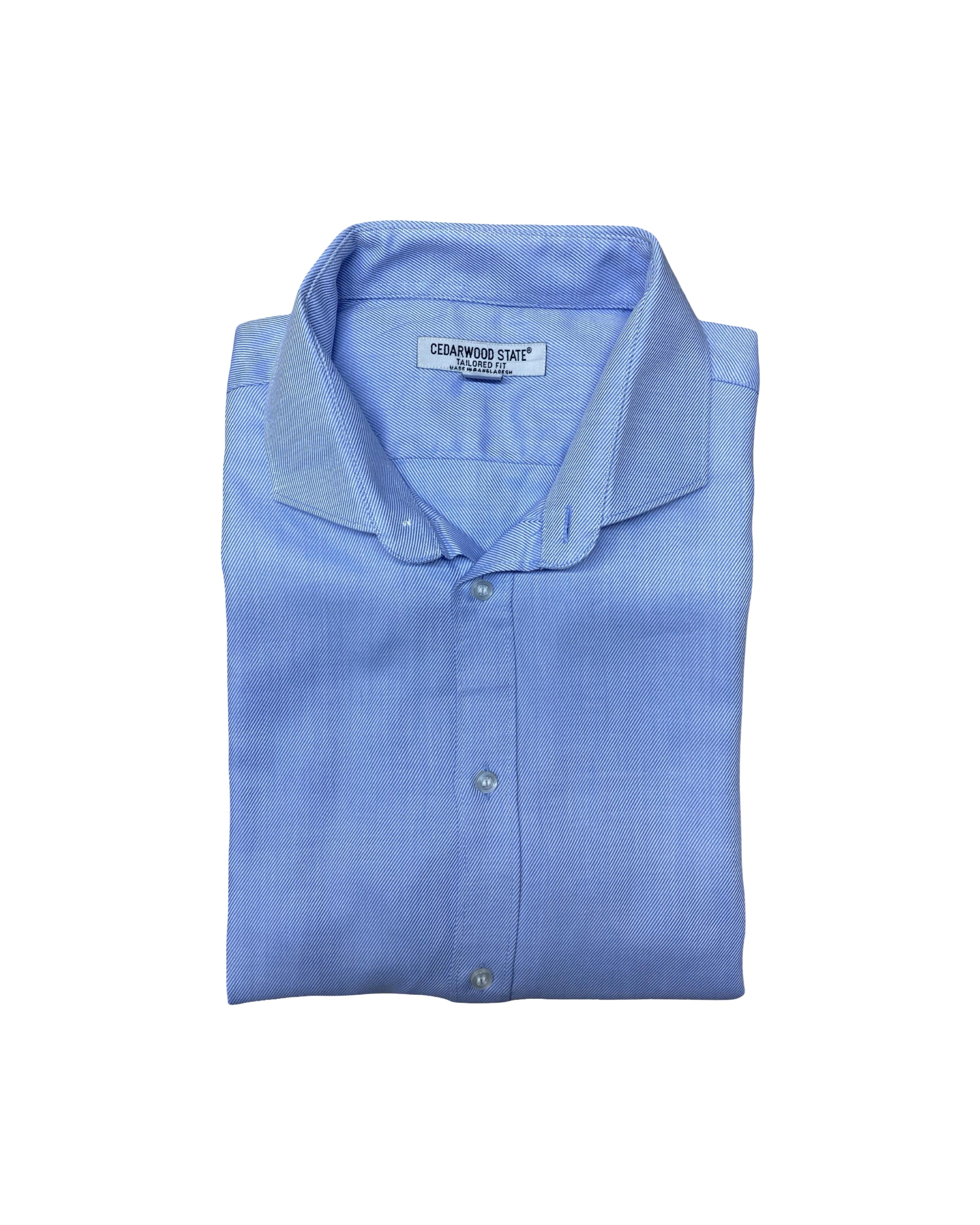 Cedarwood State Blue Shirt | Large | Chest 24.5”