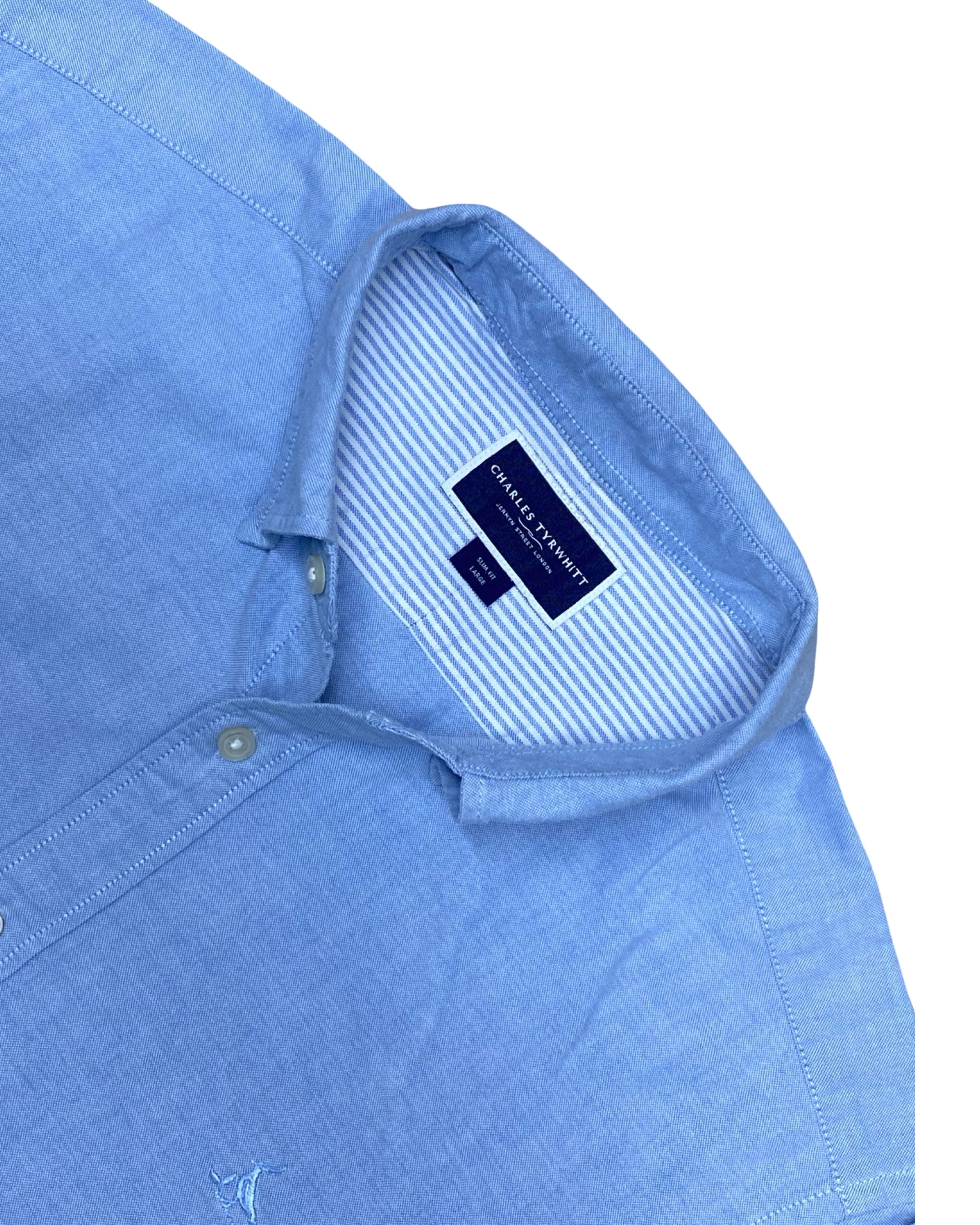 Charles Tyrwhitt Casual Oxford Shirt | Large | Chest 24”