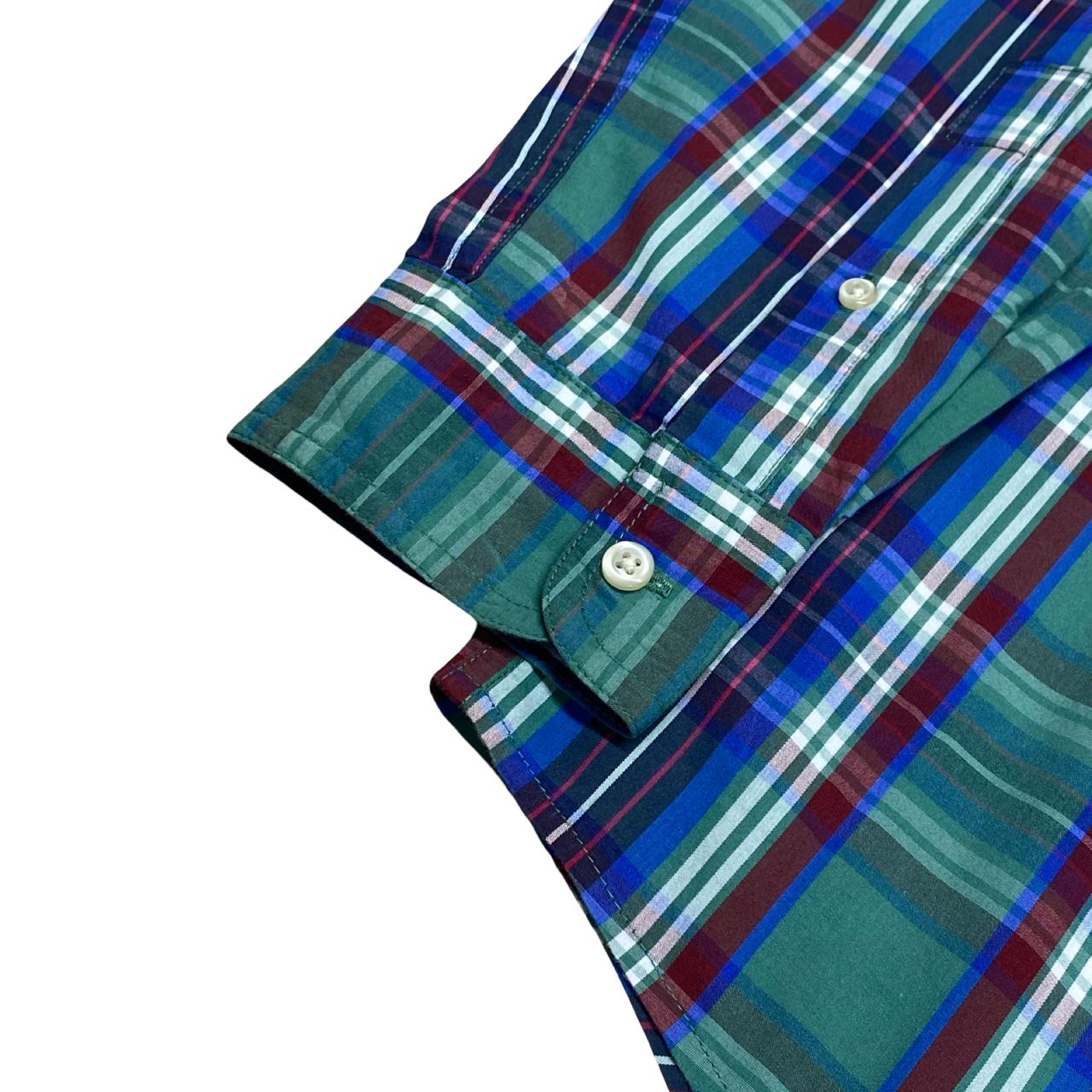 Chaps Green & Blue Plaid Shirt | XL | Chest 26”