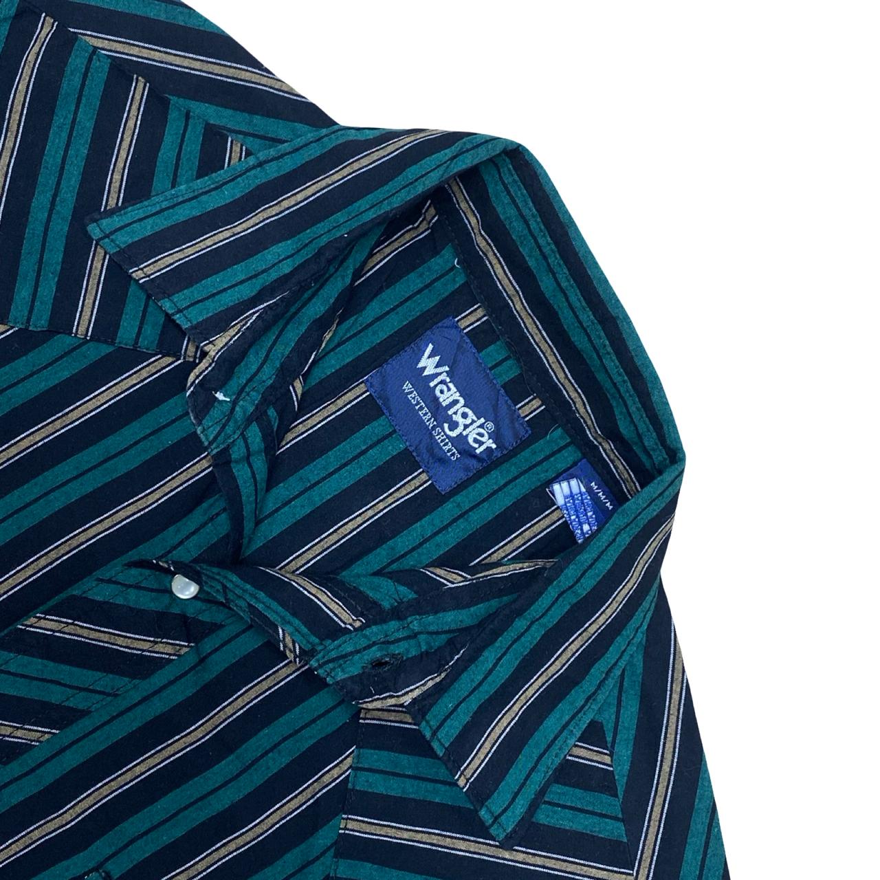 Wrangler Striped Shirt | Large | Chest 23”