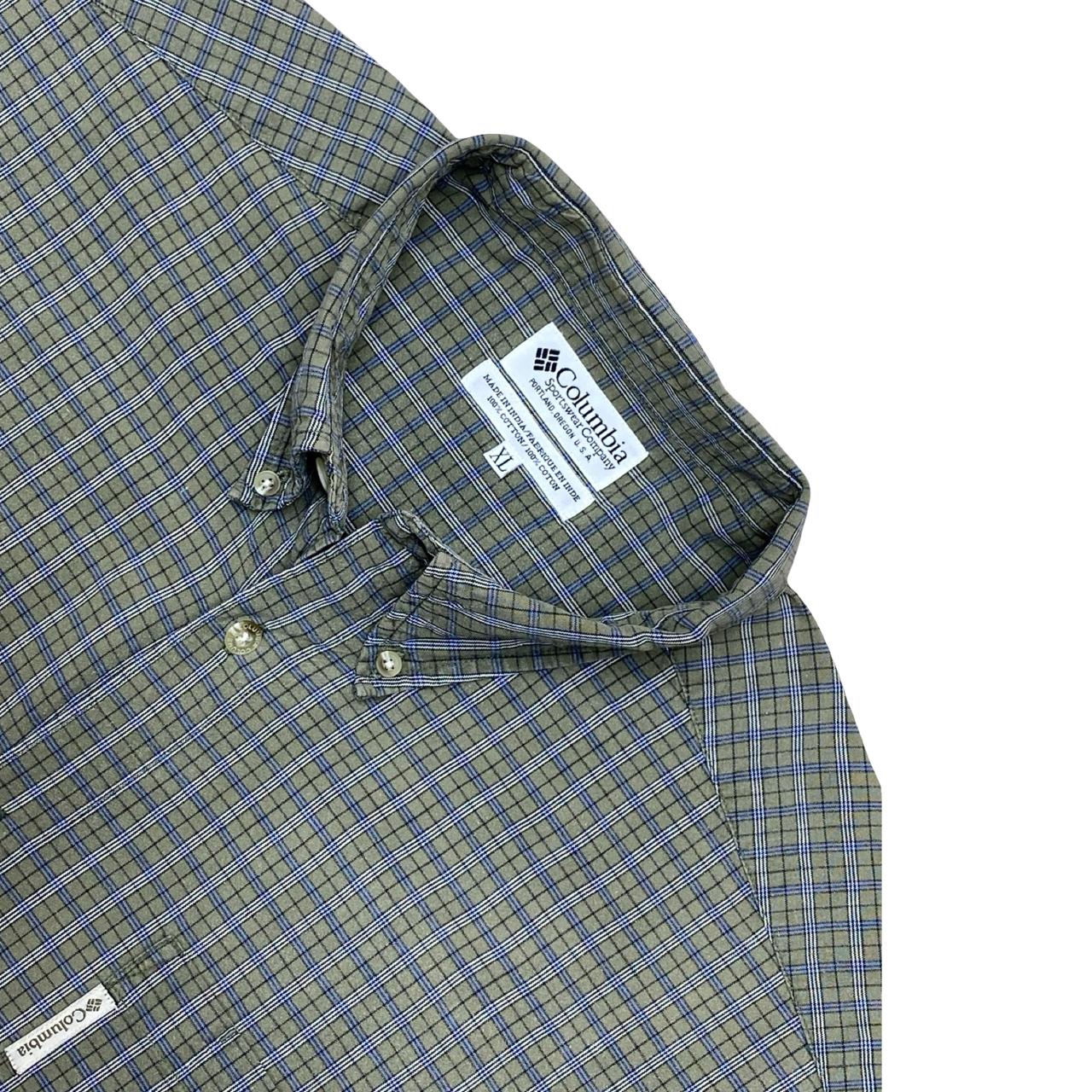 Columbia Short Sleeve Check Shirt | Large | Chest 24.5”