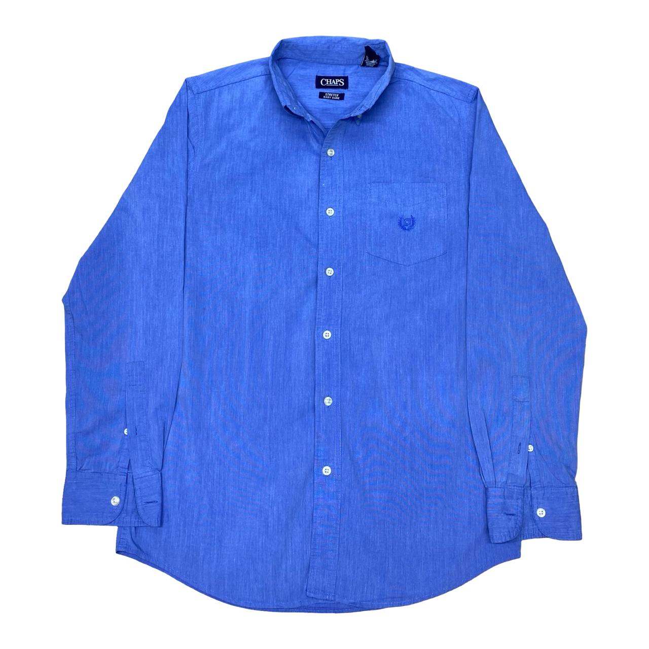 Chaps Blue Shirt | Medium | Chest 21.5”