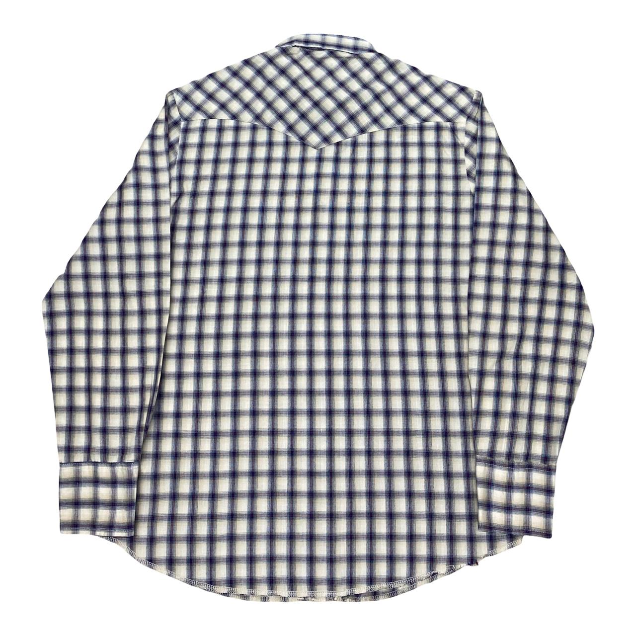 Wrangler Western Check Shirt | Medium | Chest 22.5”