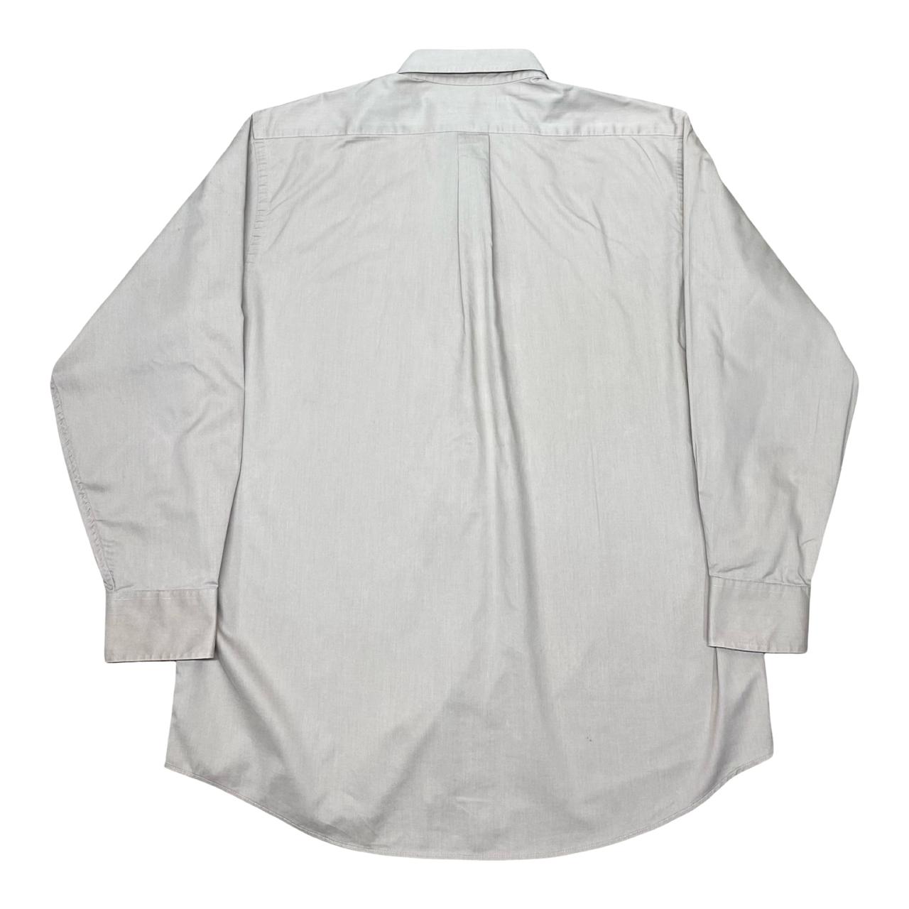 Chaps Solid Oxford Shirt | Large | Chest 25”