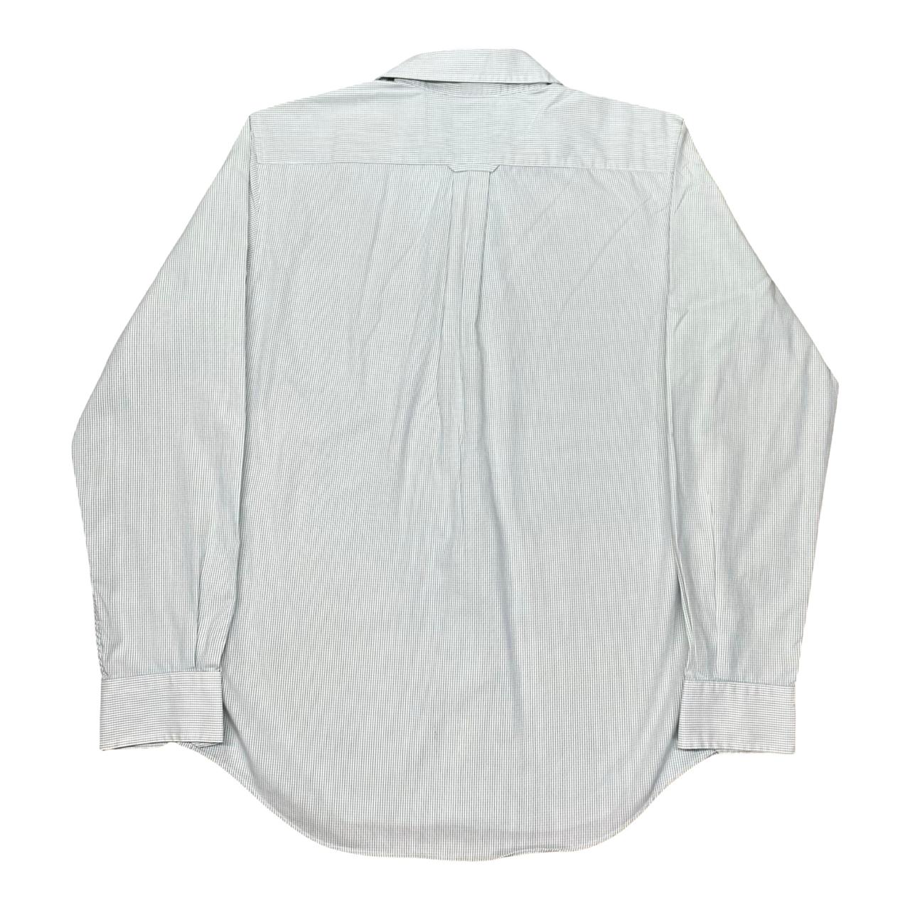 Nautica Green Micro-Check Shirt | Medium | Chest 22”