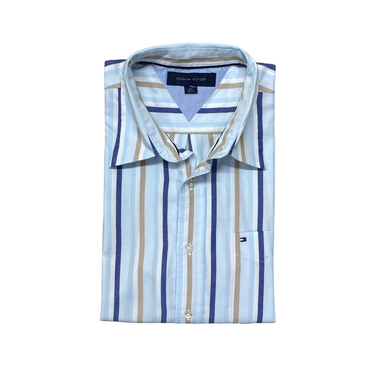 Tommy Hilfiger Striped Shirt | XL | Chest 25.5”