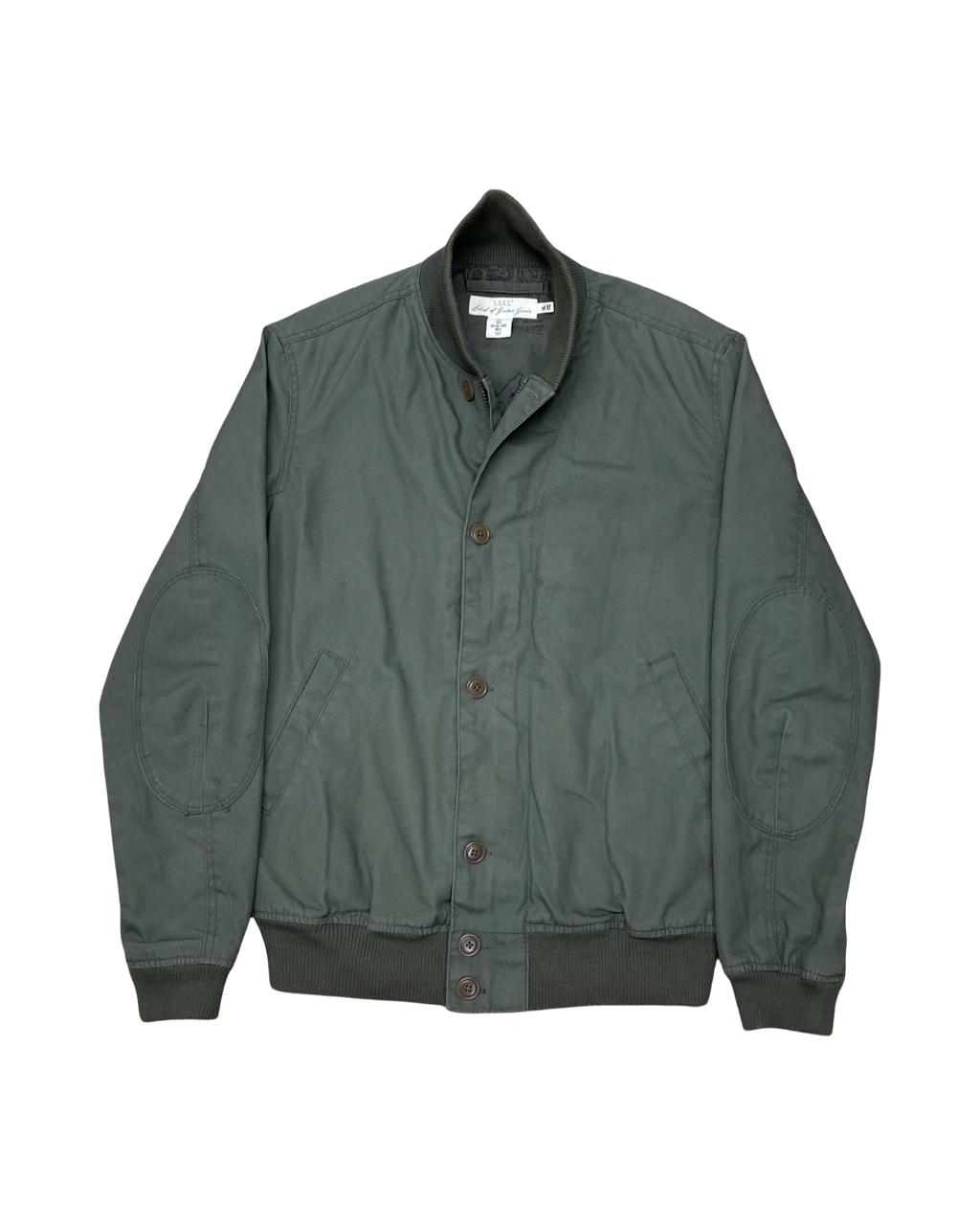 H&M L.O.G.G. Olive Green Bomber Jacket | Medium | Chest 22.5”