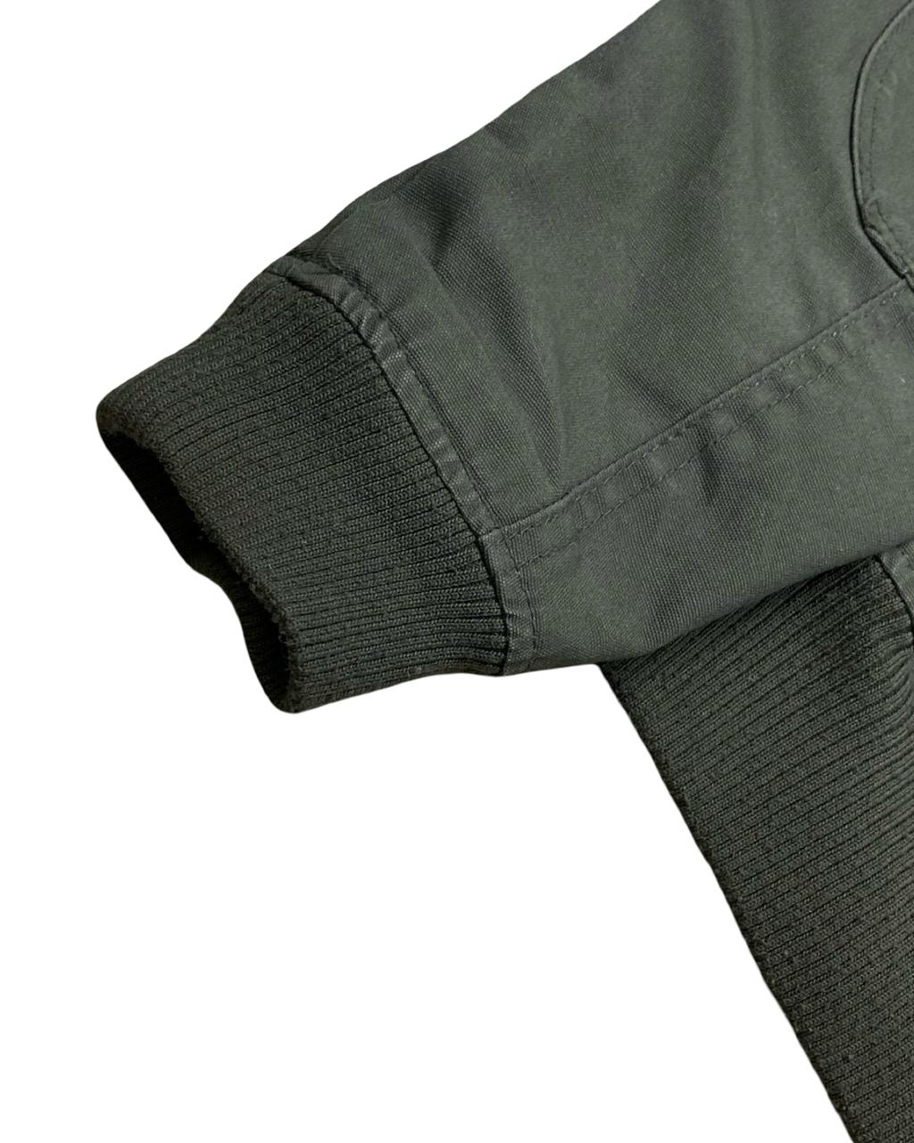 H&M L.O.G.G. Olive Green Bomber Jacket | Medium | Chest 22.5”