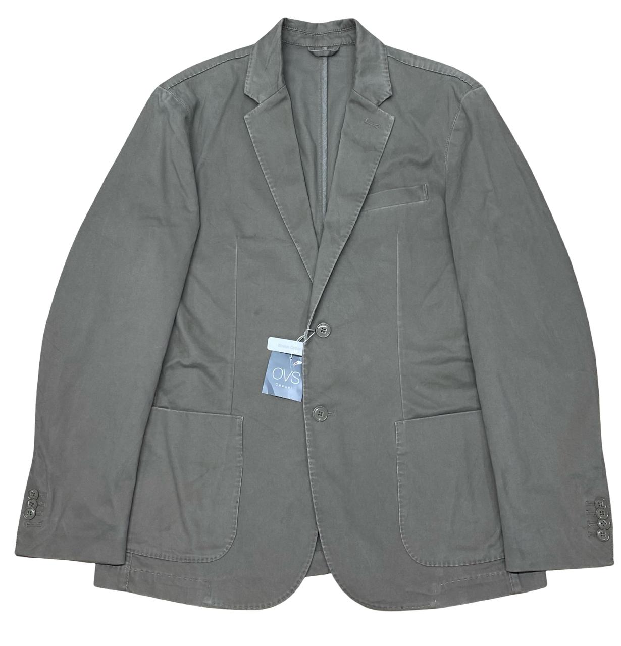 OVS Taupe Cotton Casual Blazer | Medium | Chest 22”