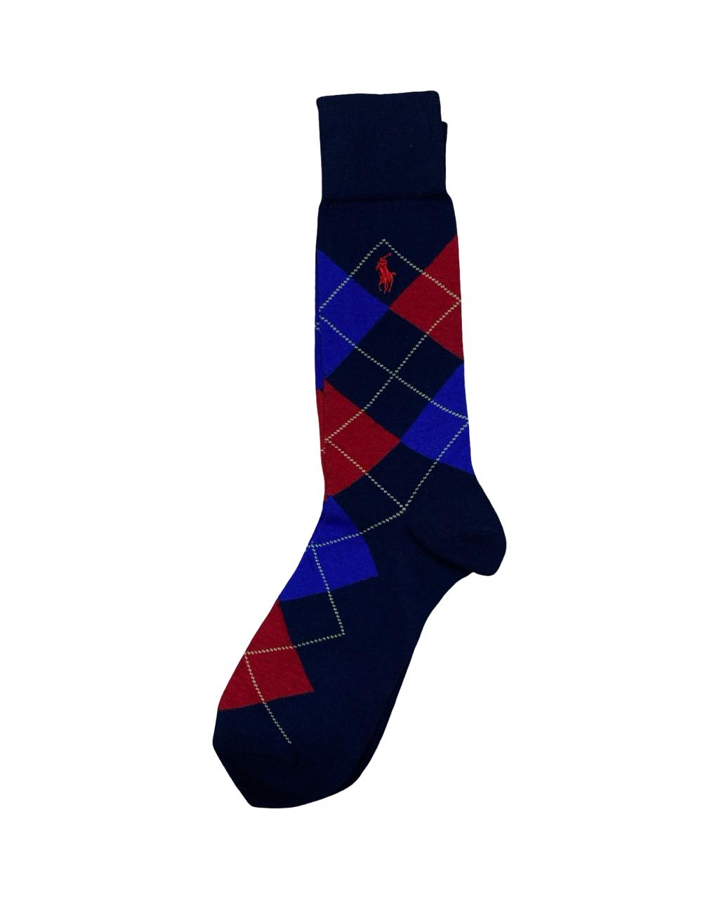 Ralph Lauren 3-Pair Classic Socks Set – Argyle, Stripe & Diagonal | Factory Leftovers