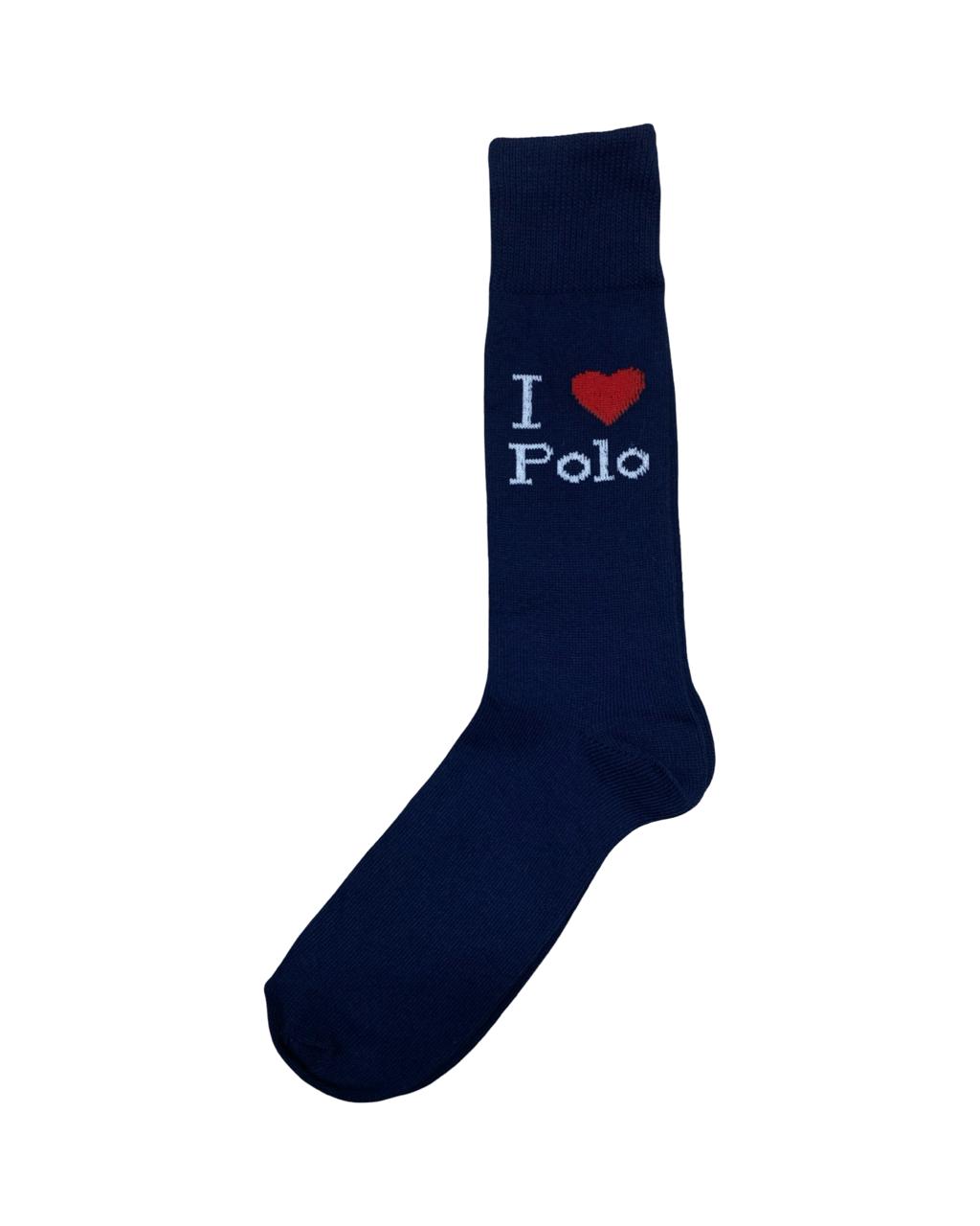 Ralph Lauren “I ❤️ Polo” Socks – Navy Blue | Factory Leftovers