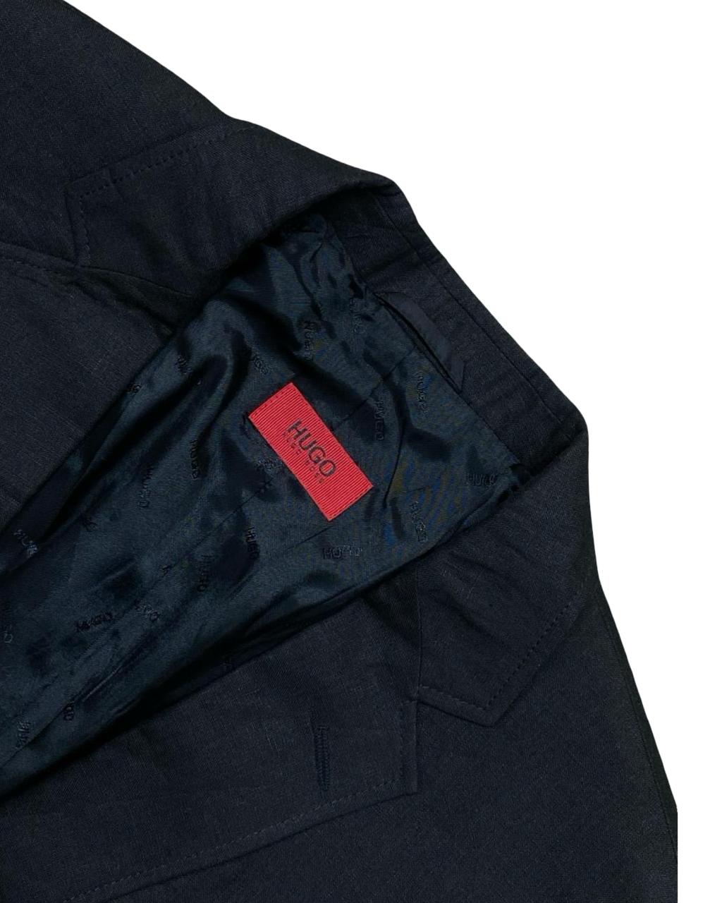 HUGO BOSS Linen-Blend Blazer | Large | Chest 23”
