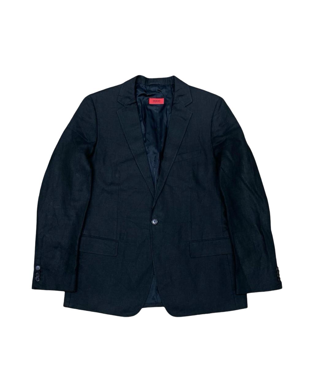 HUGO BOSS Linen-Blend Blazer | Large | Chest 23”
