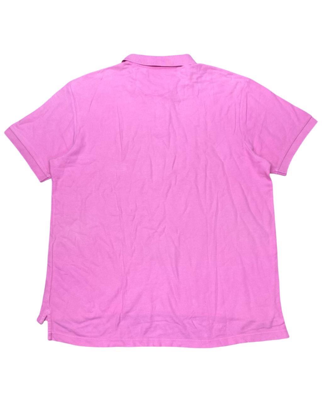 Chaps Pink Piqué Polo Shirt | Large | Chest 24.5”