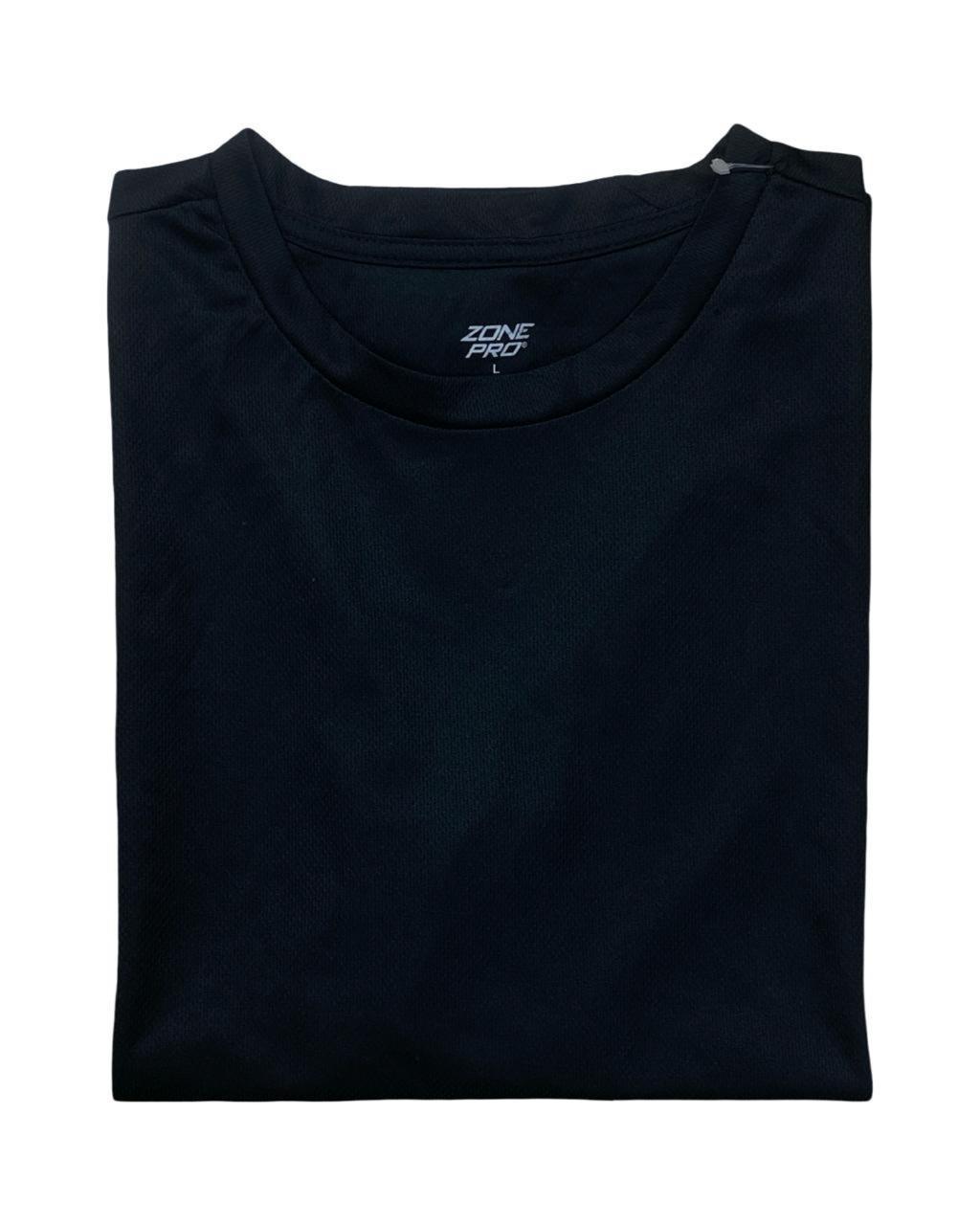 Zone Pro Black Athletic Tee | Medium | Chest 22.5”