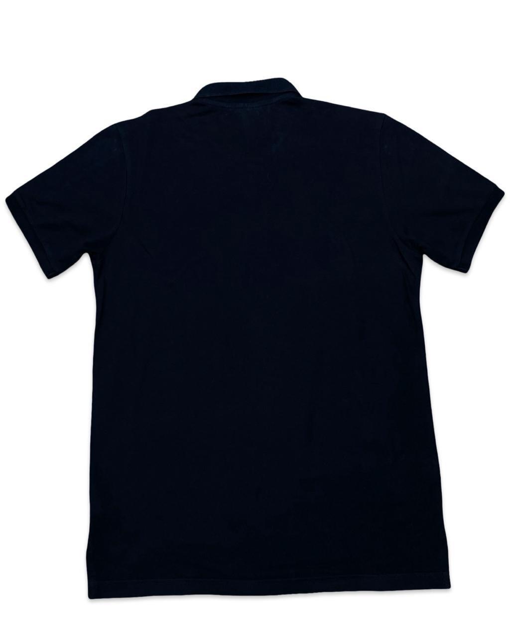 Adidas Black 3-Stripes Polo Shirt | Medium | Chest 20.5”