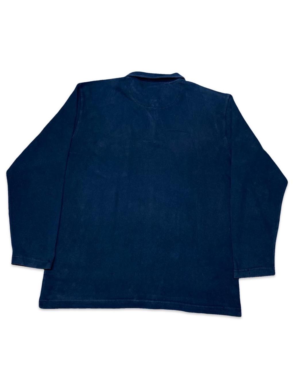 Old Navy Navy Long-Sleeve Polo | XL | Chest 25.5”