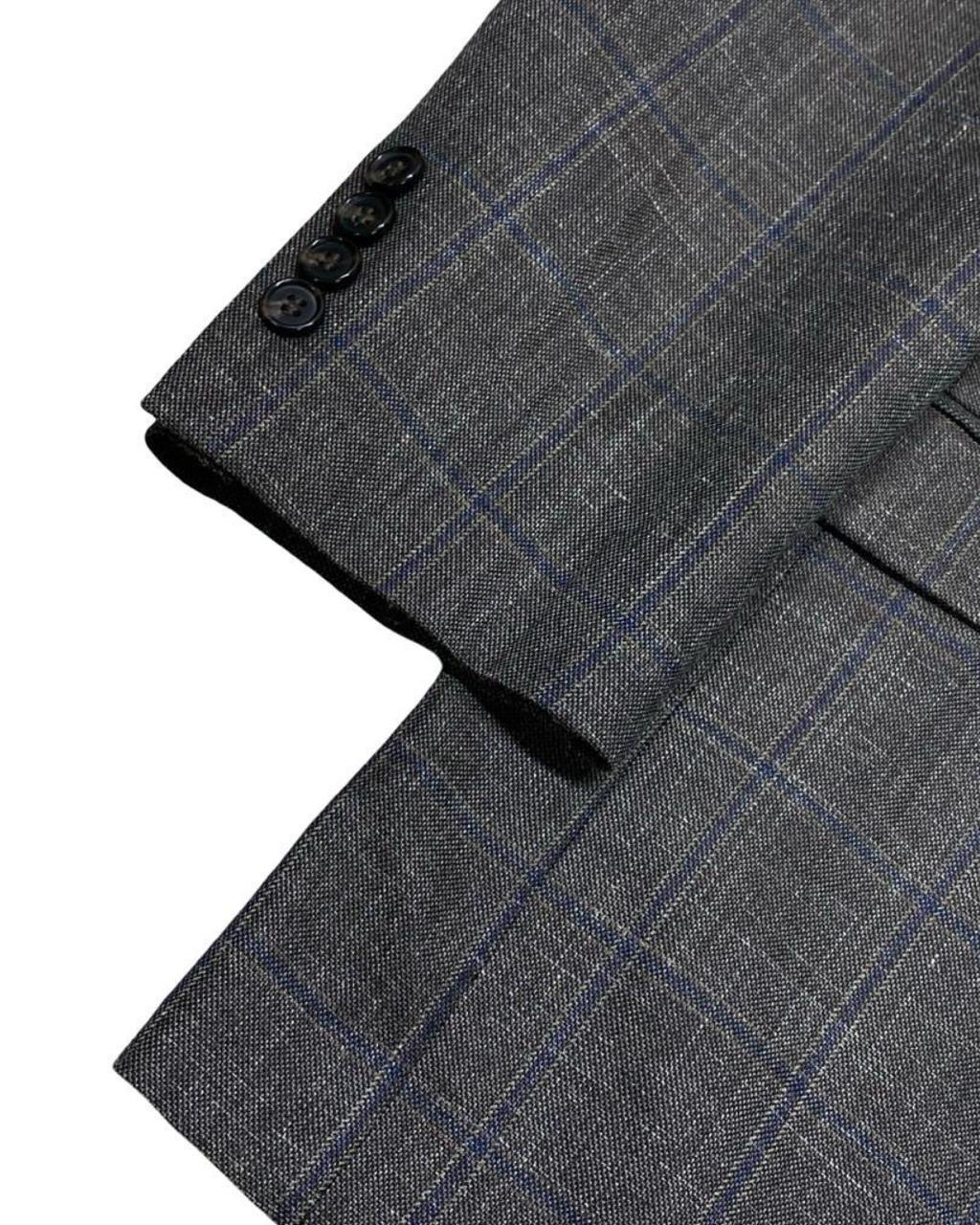 Ralph Lauren Glen Plaid Wool Blazer | Large | Chest 25”
